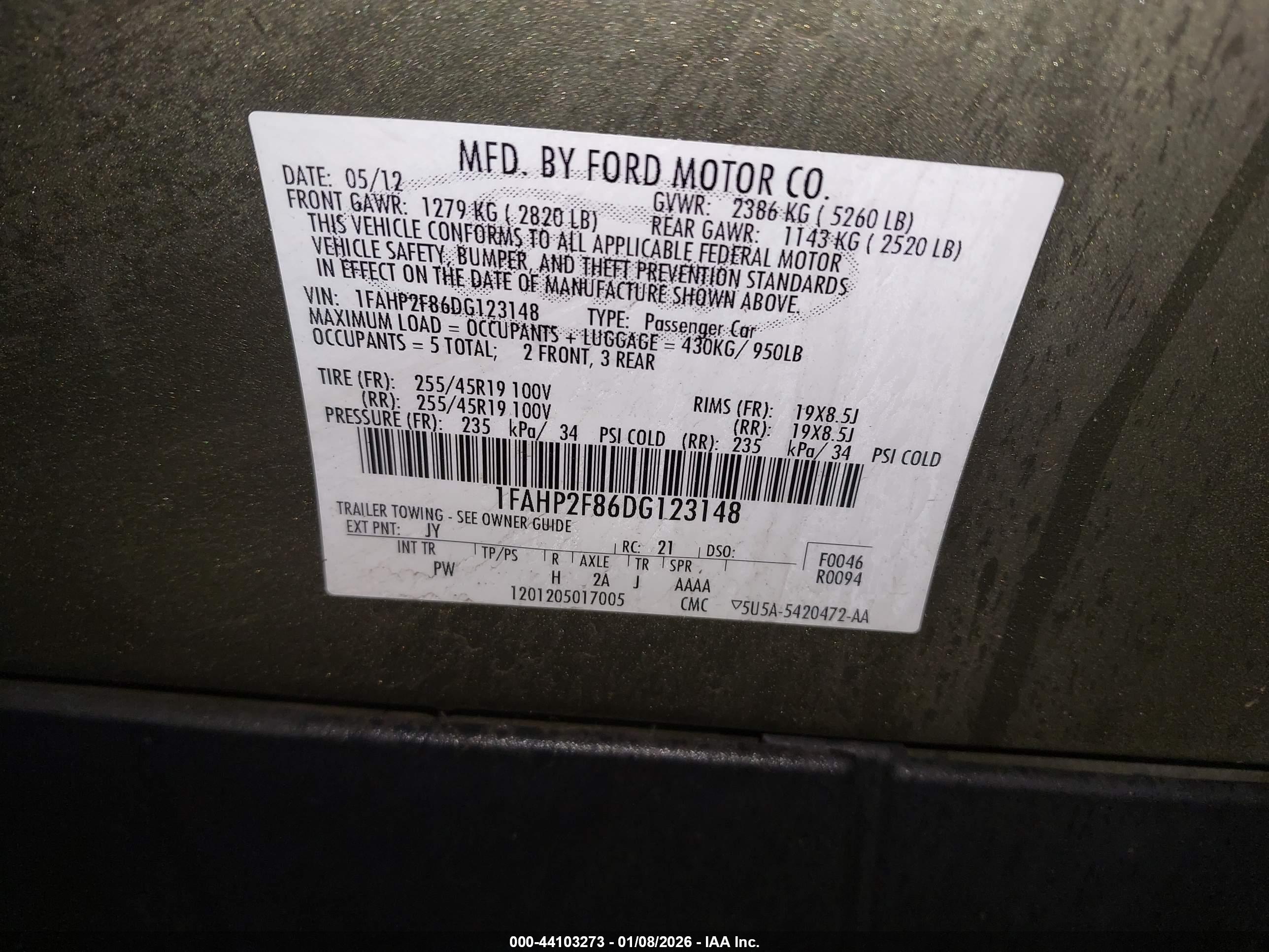 FORD TAURUS image 9