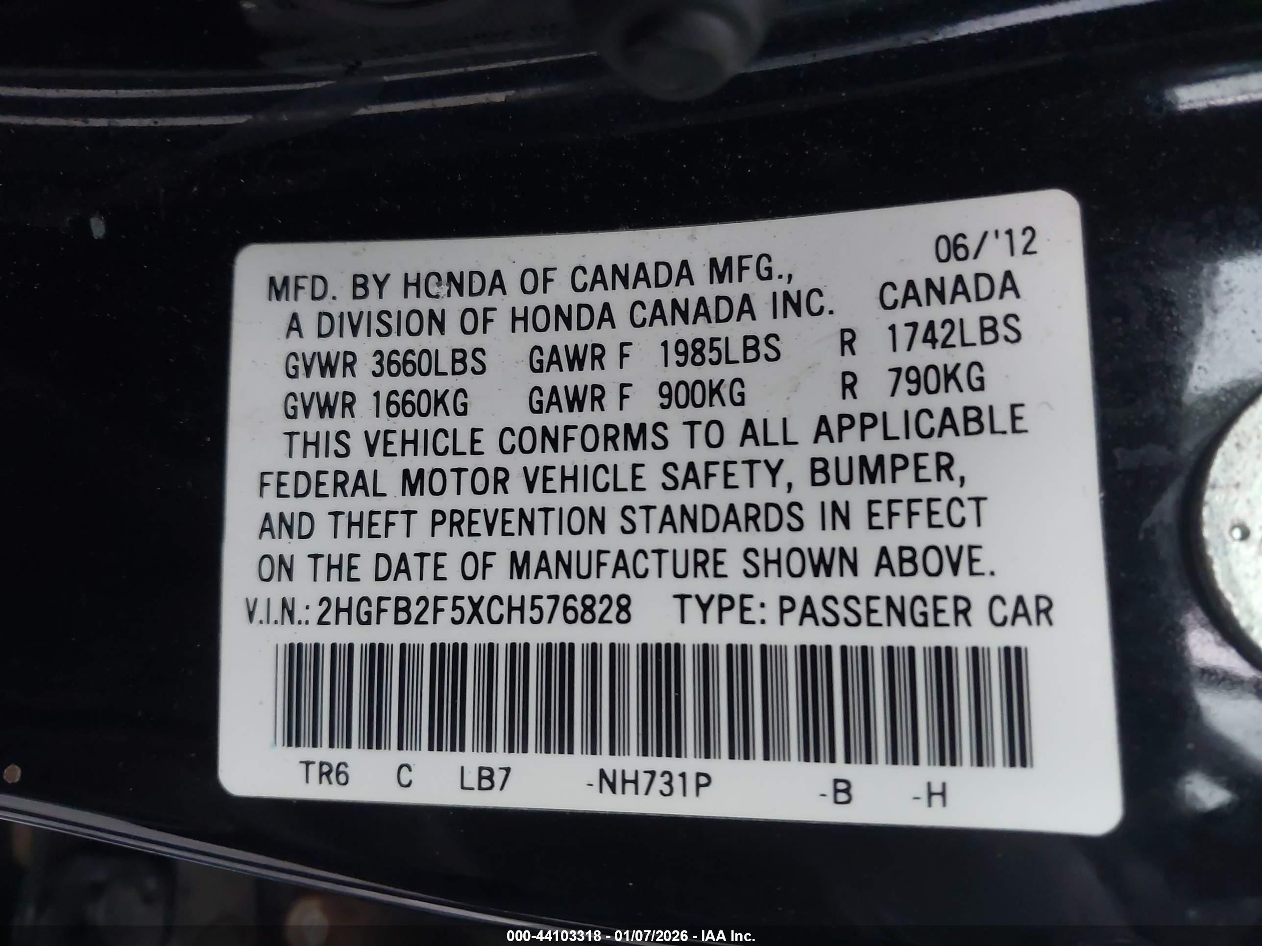 HONDA CIVIC image 9
