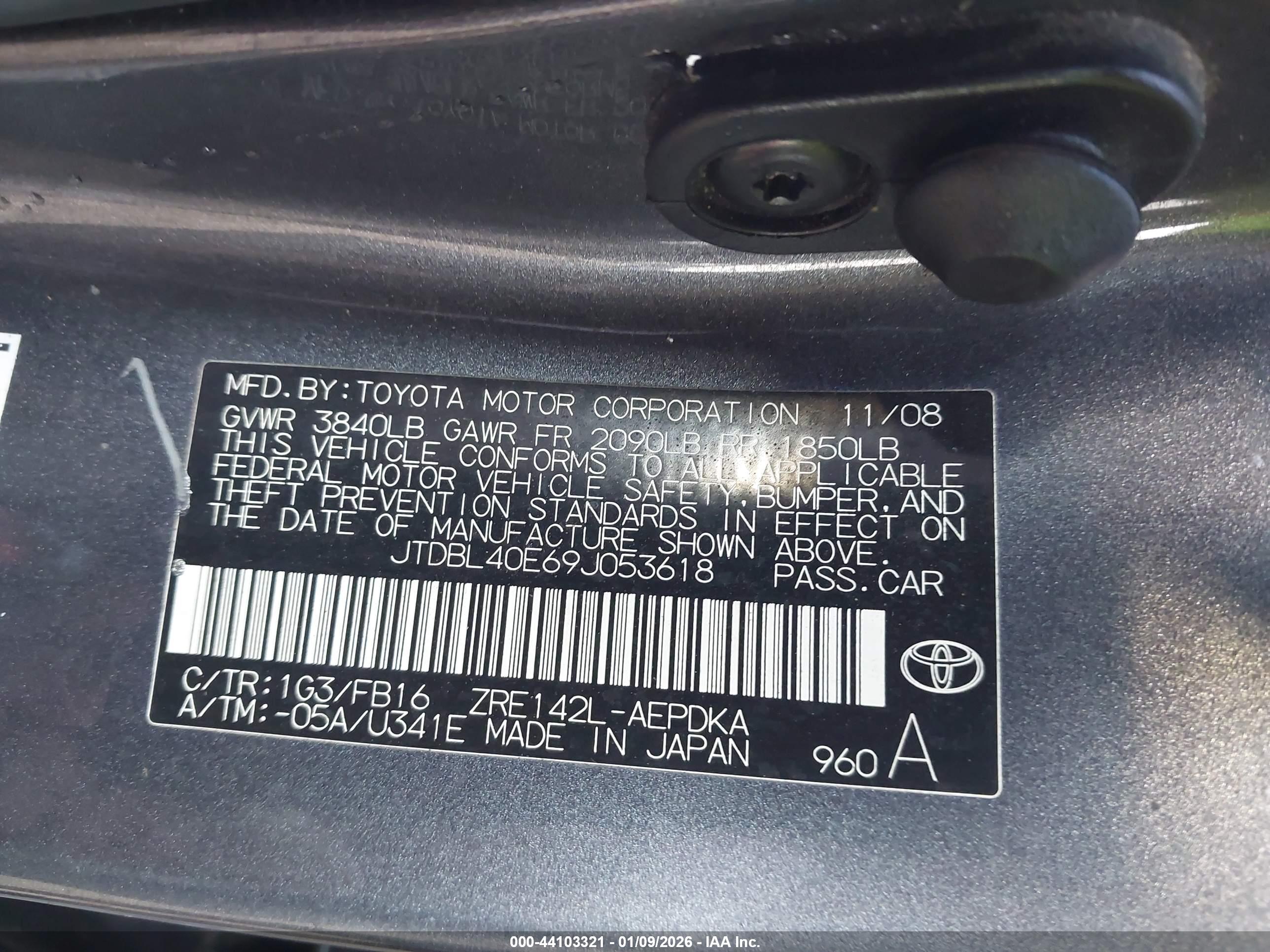 TOYOTA COROLLA image 9
