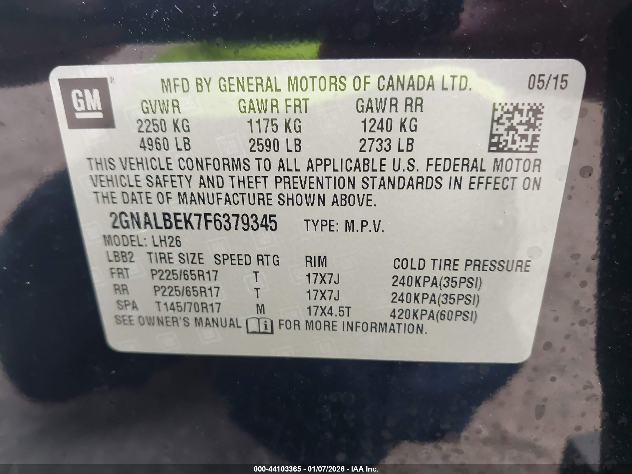CHEVROLET EQUINOX image 9