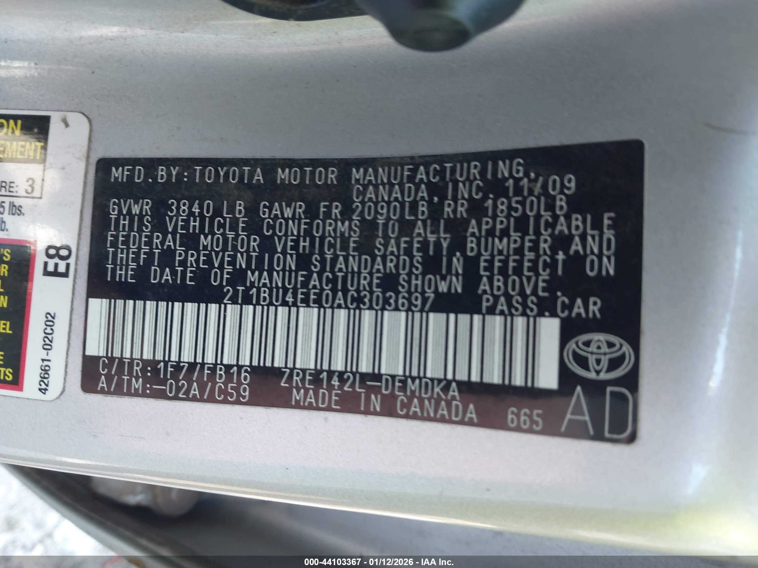 TOYOTA COROLLA image 9