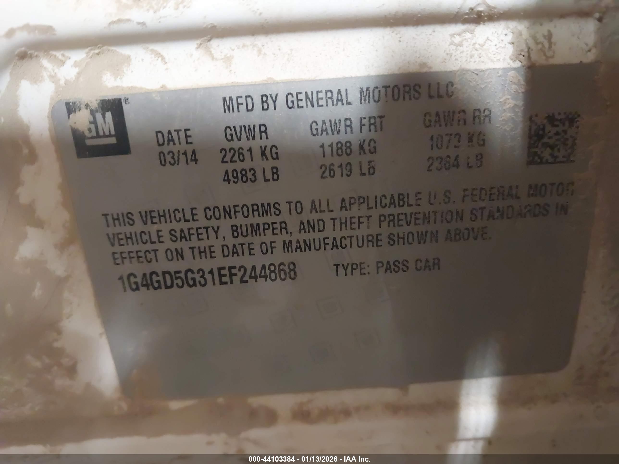 BUICK LACROSSE image 9
