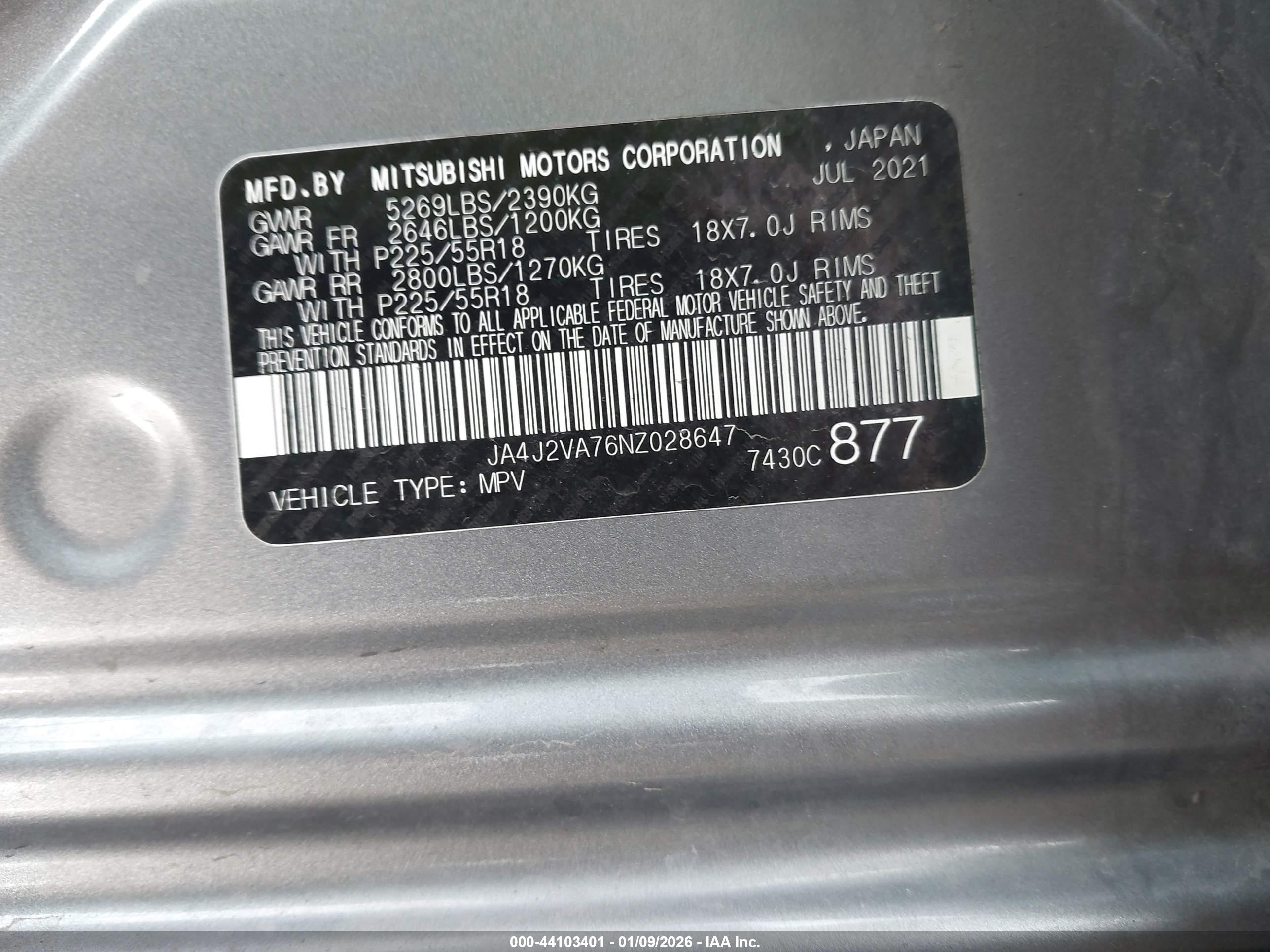 MITSUBISHI OUTLANDER image 9
