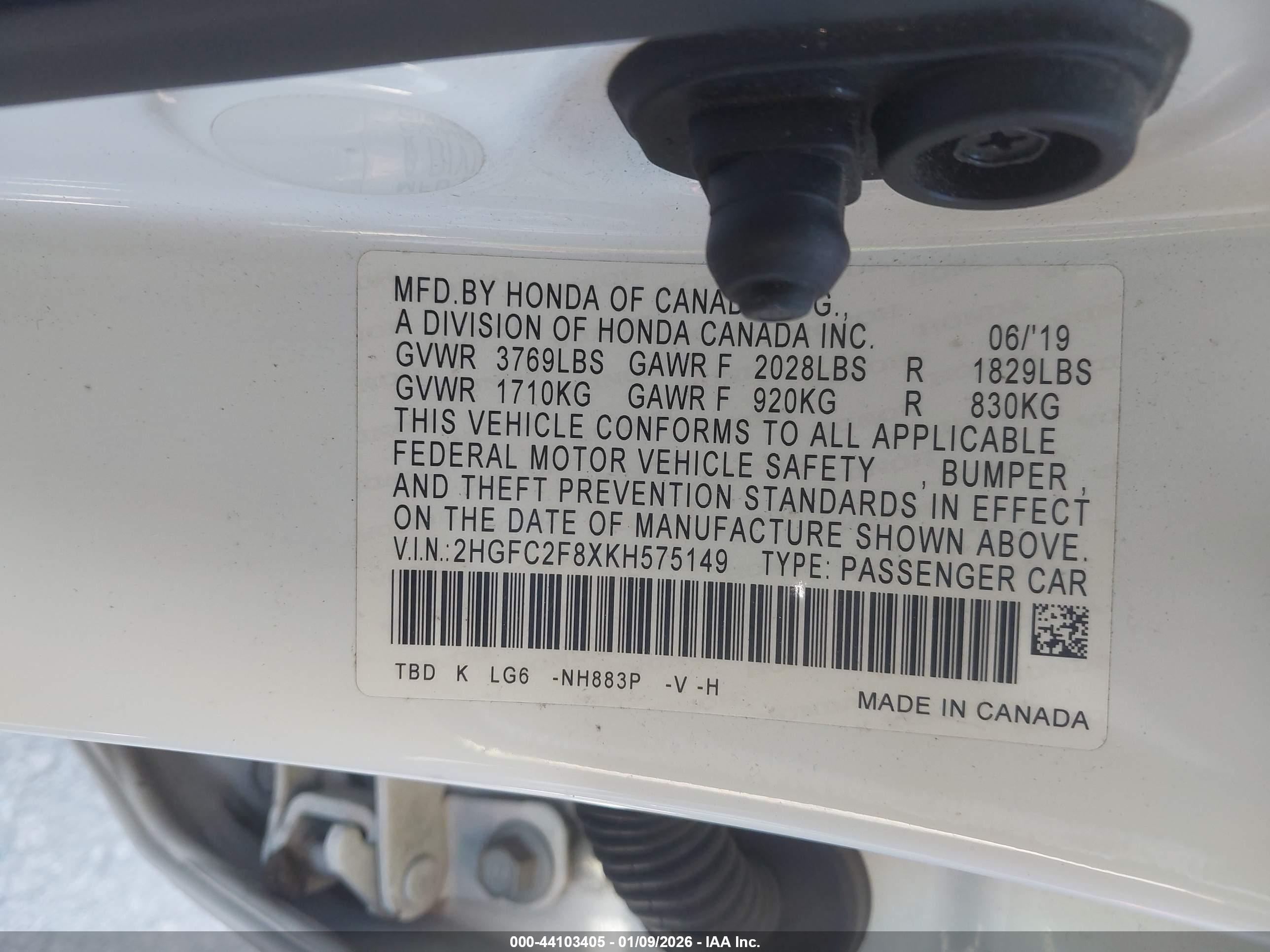 HONDA CIVIC image 9