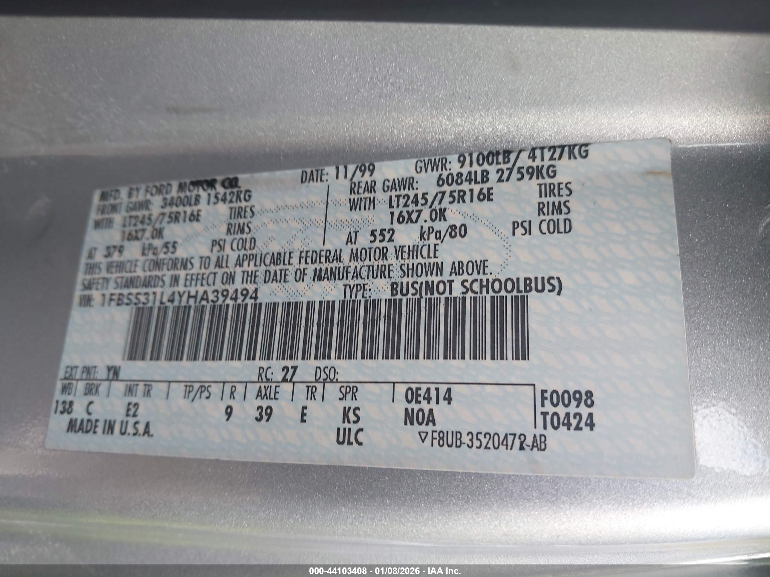 FORD E-350 image 9