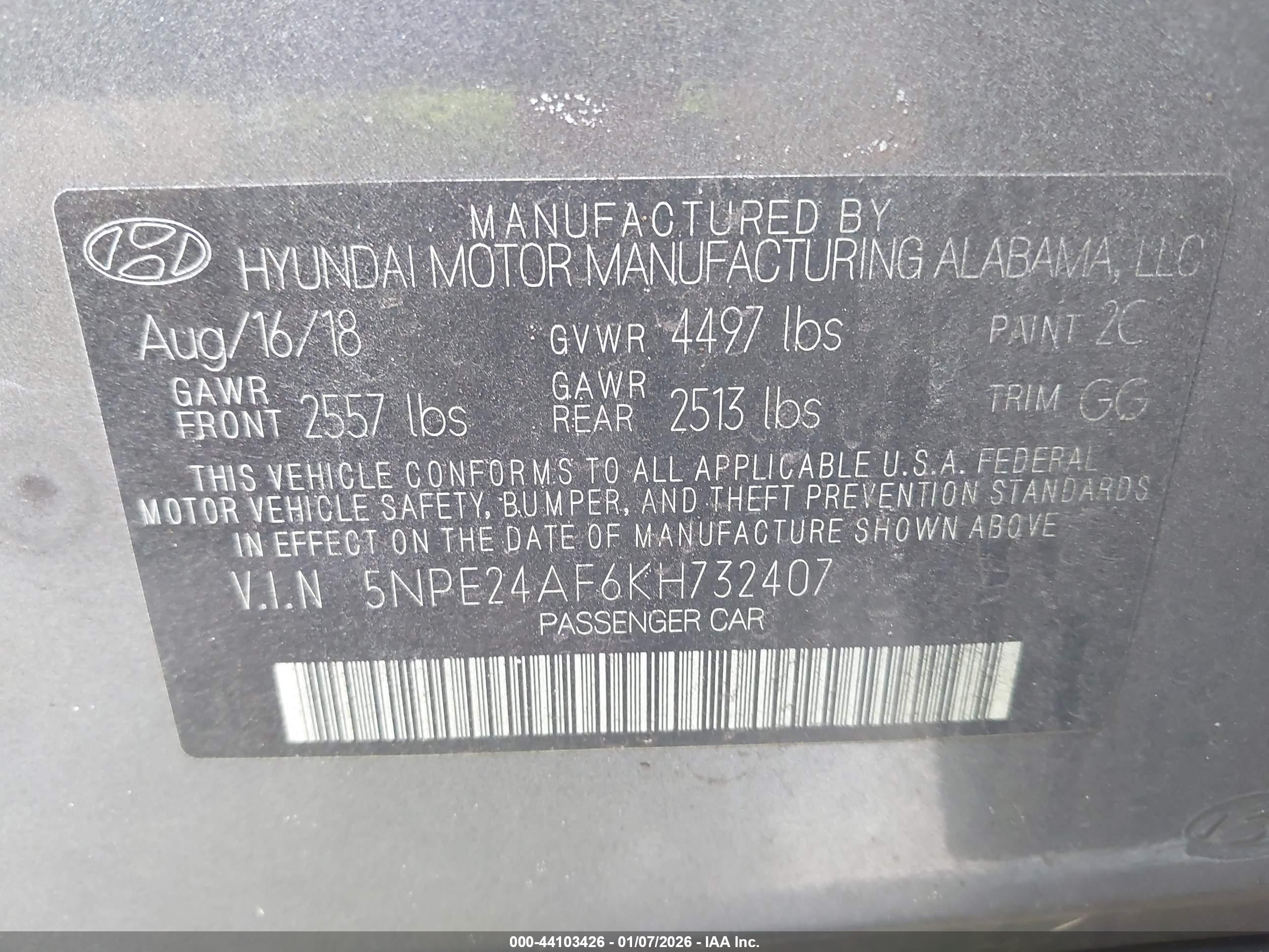 HYUNDAI SONATA image 9