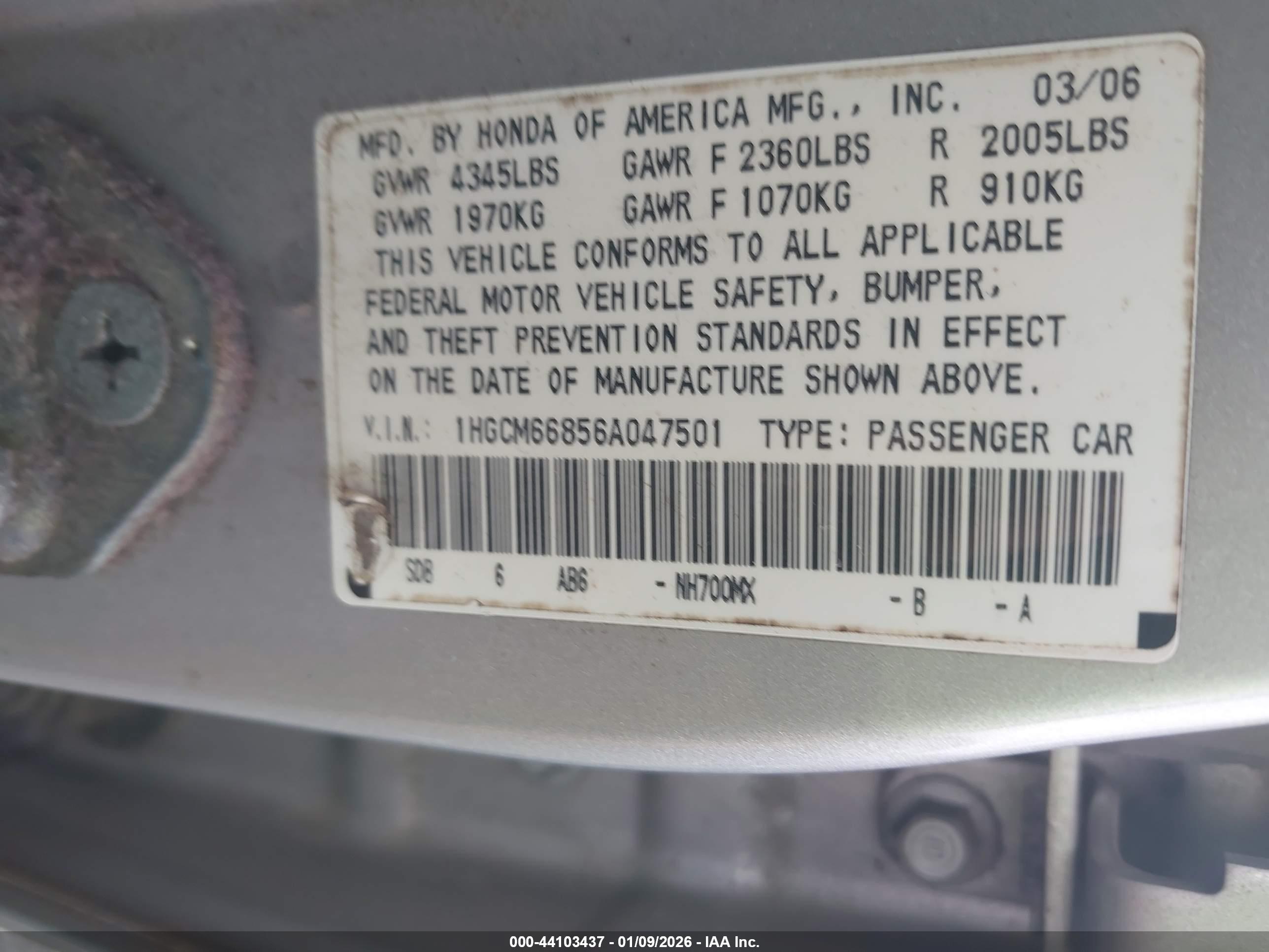 HONDA ACCORD image 9