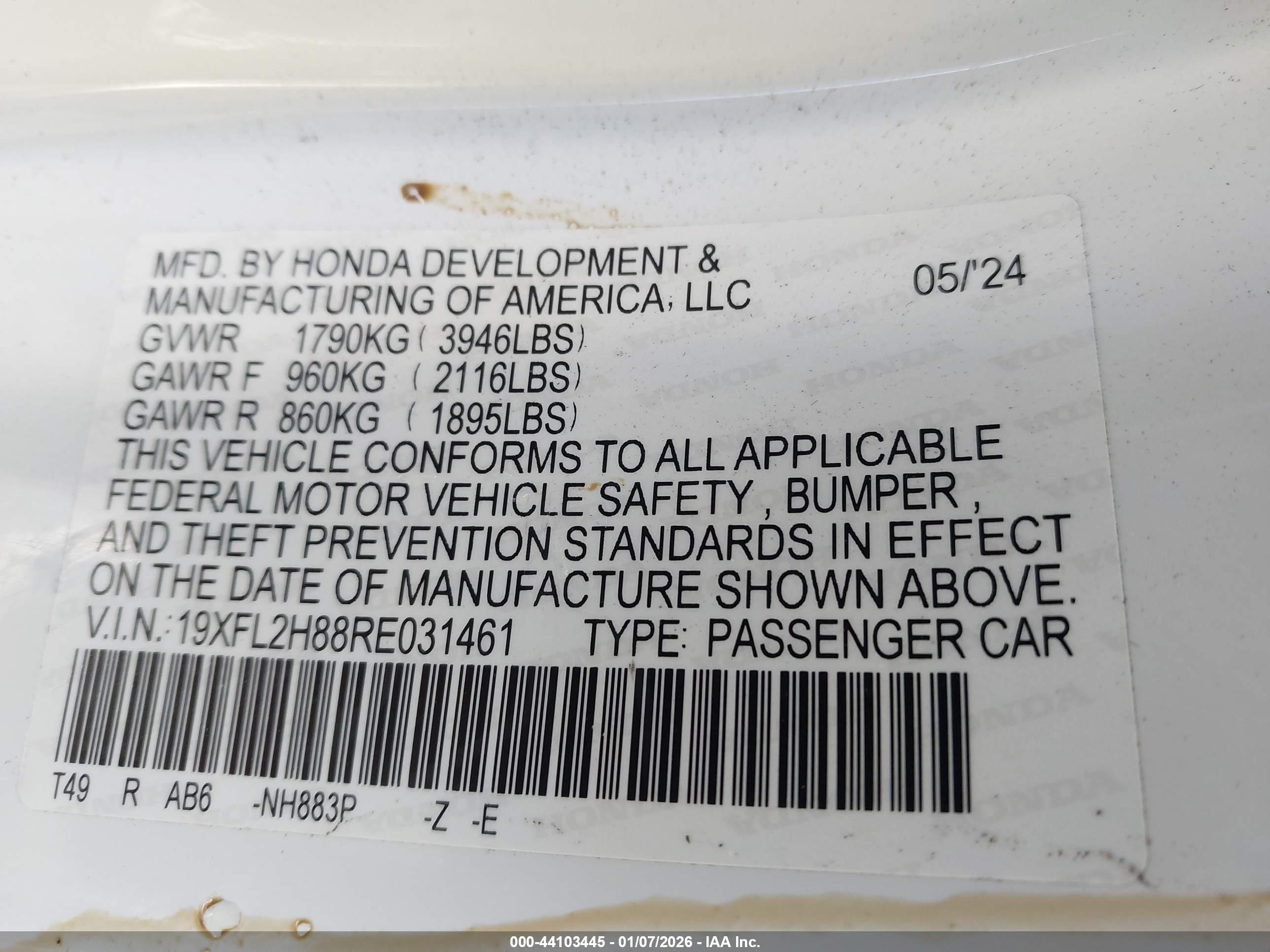 HONDA CIVIC image 9