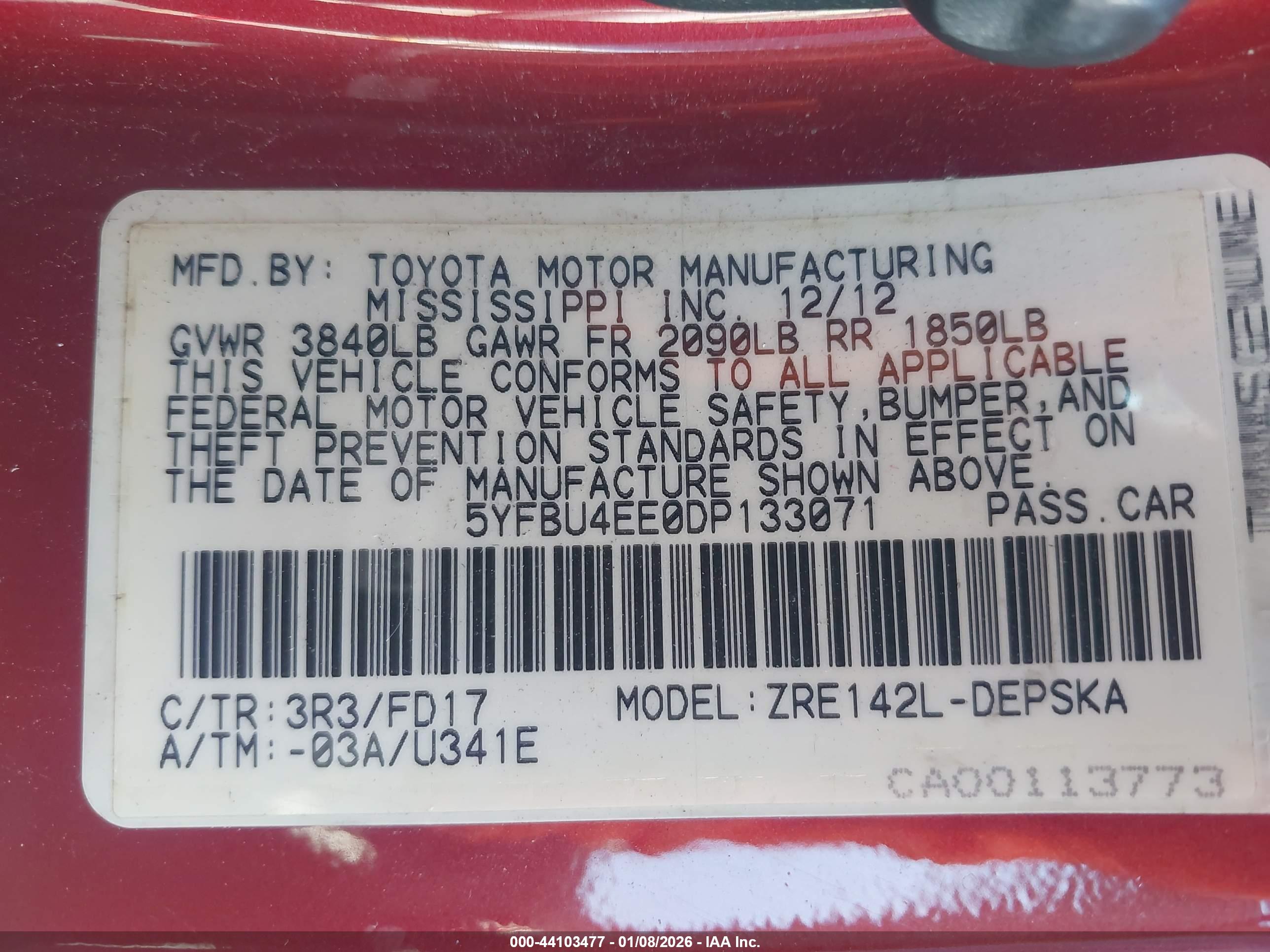 TOYOTA COROLLA image 9