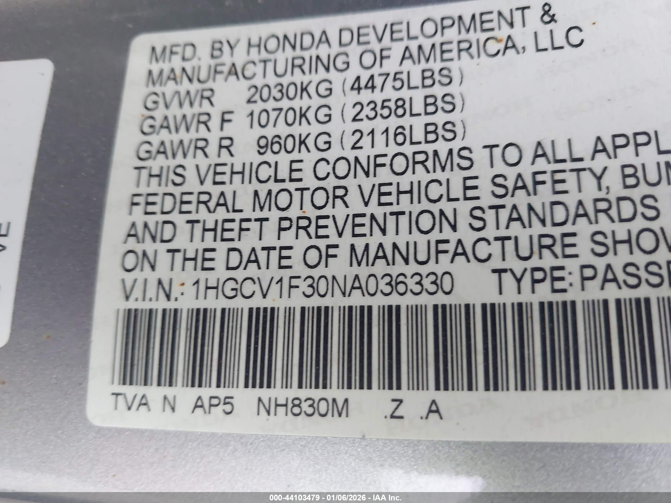 HONDA ACCORD image 9