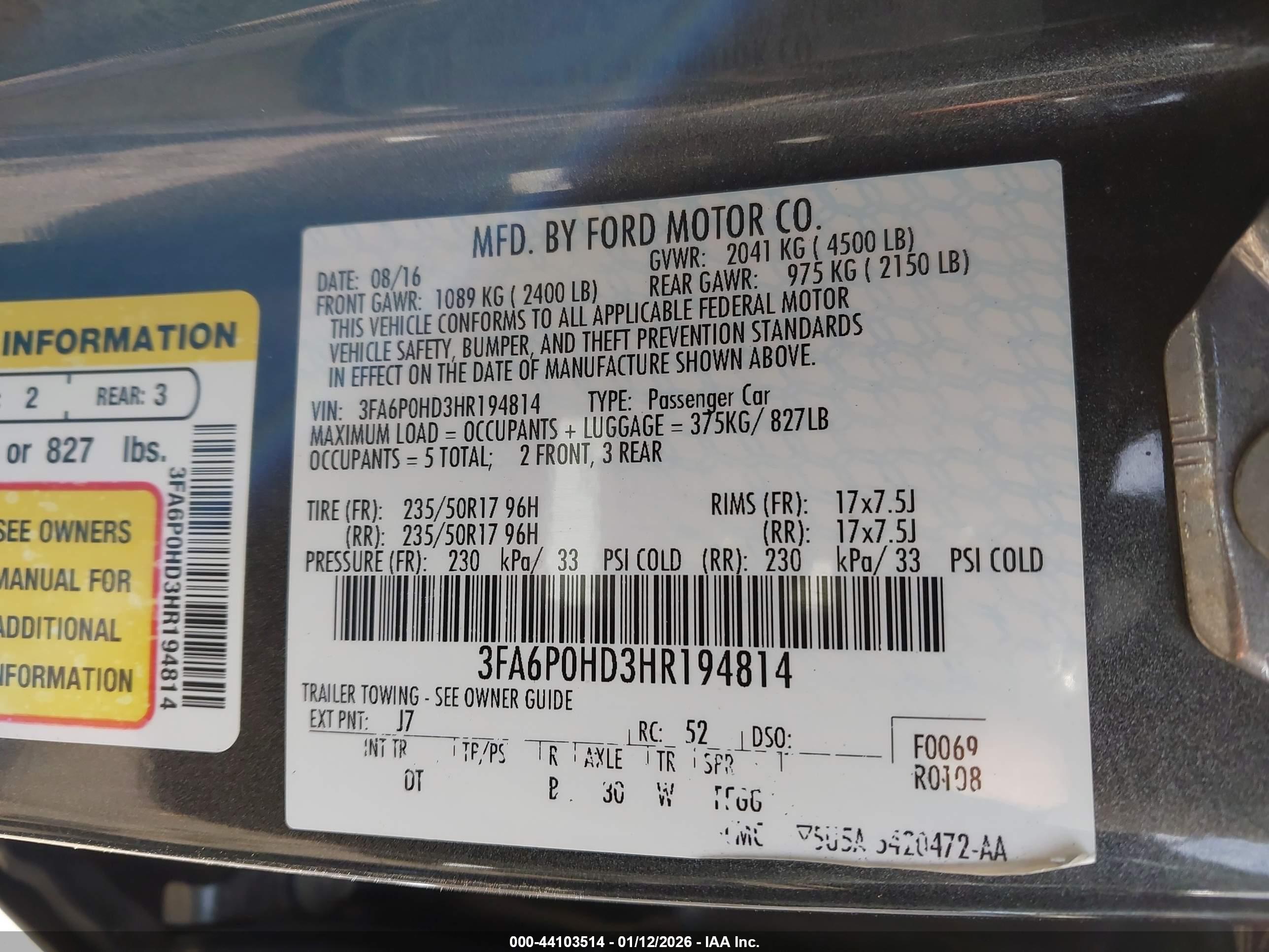 FORD FUSION image 9