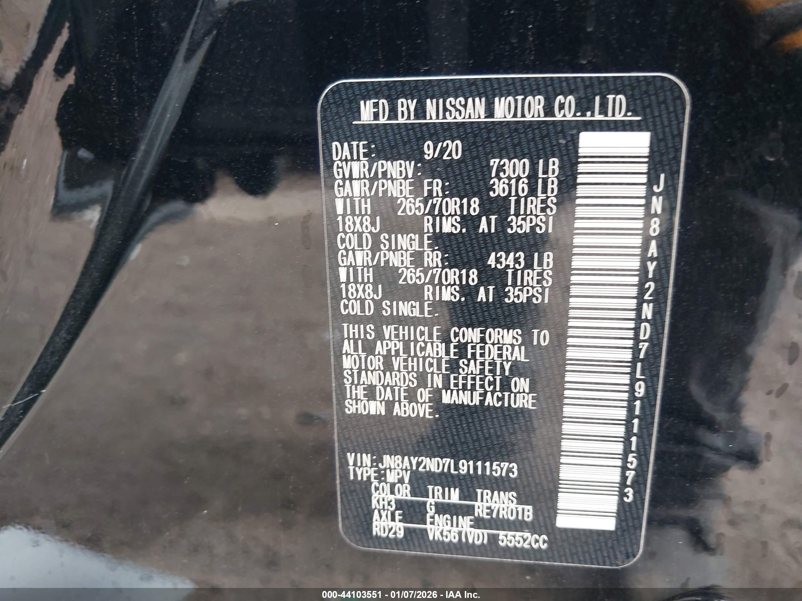 NISSAN ARMADA image 9