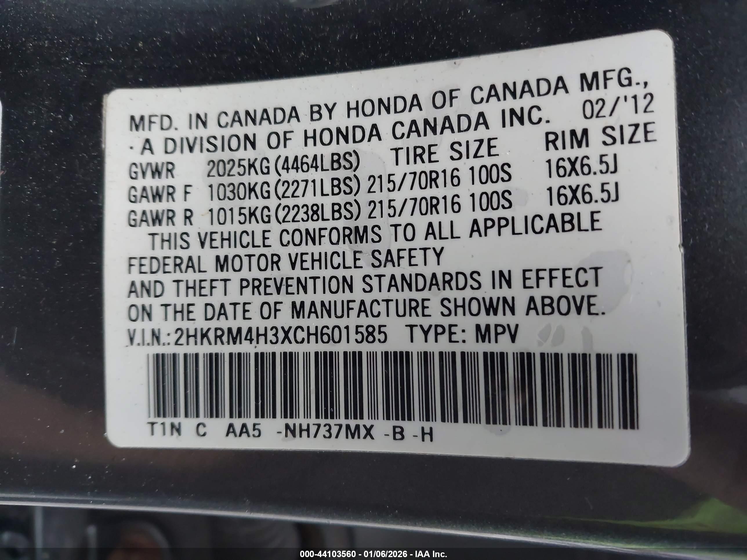 HONDA CR-V image 9