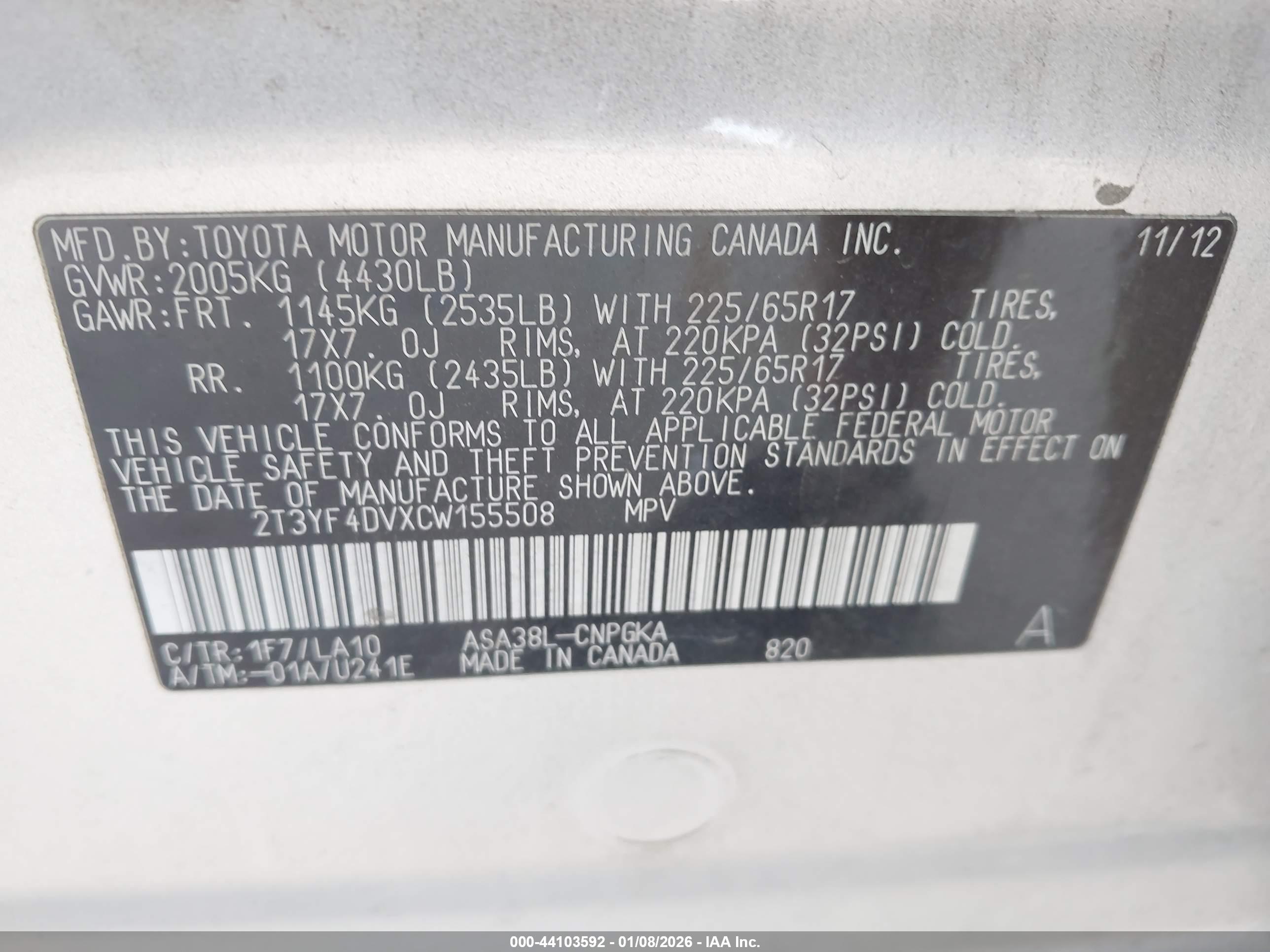 TOYOTA RAV4 image 9