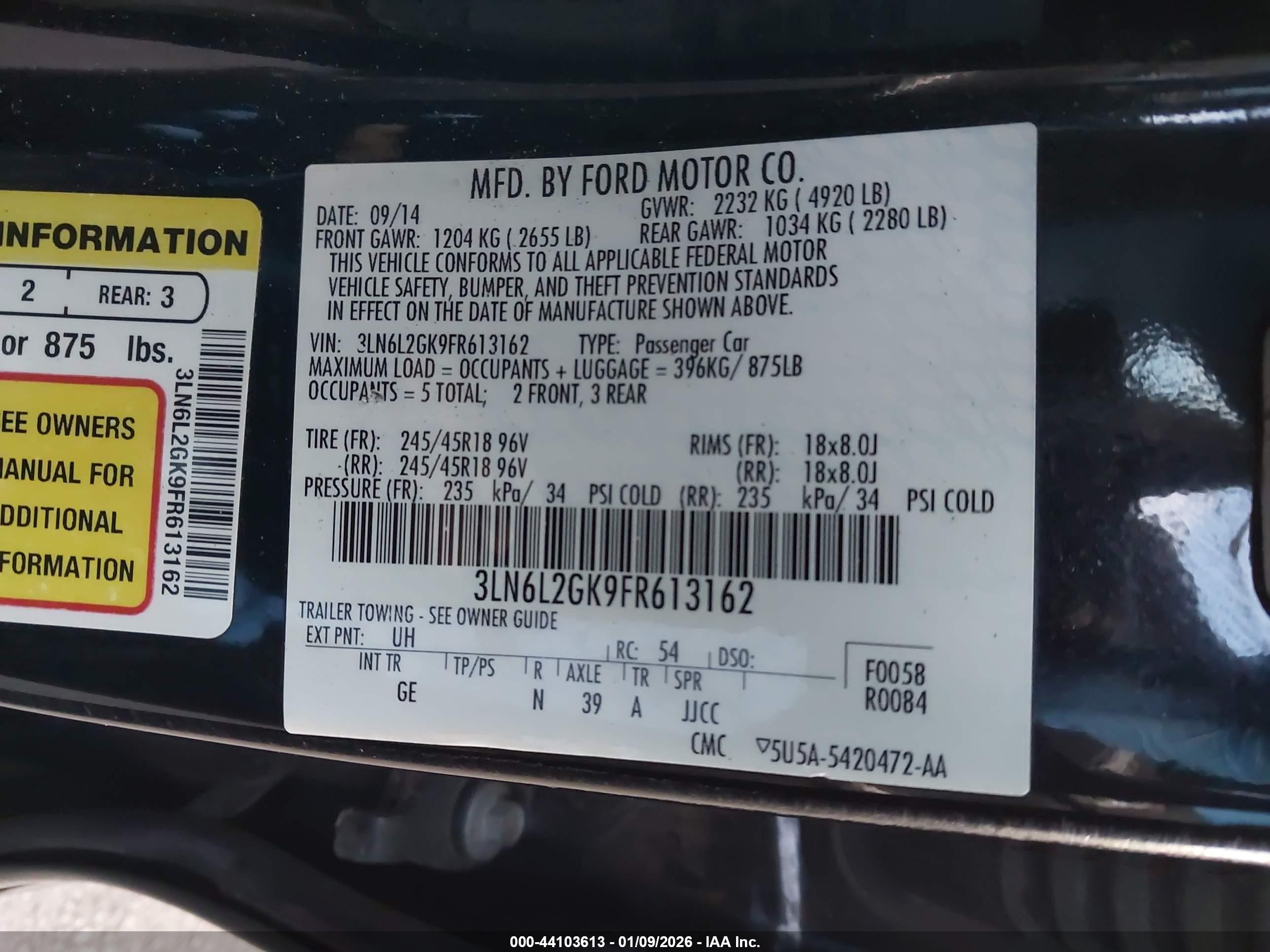 LINCOLN MKZ image 9