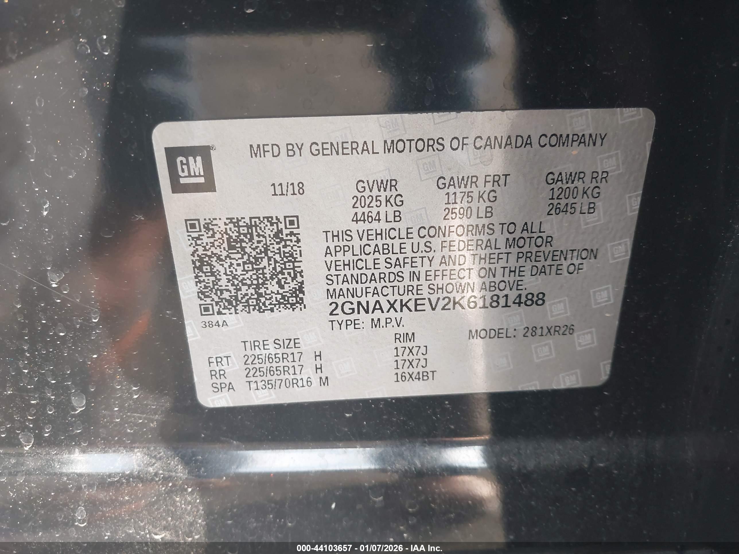 CHEVROLET EQUINOX image 9