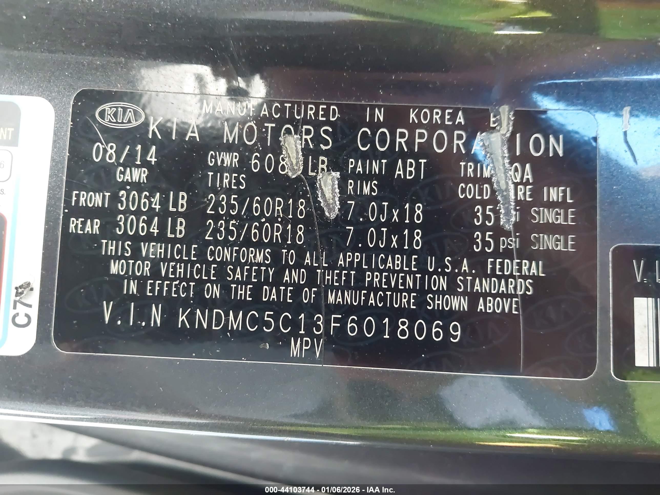 KIA SEDONA image 9