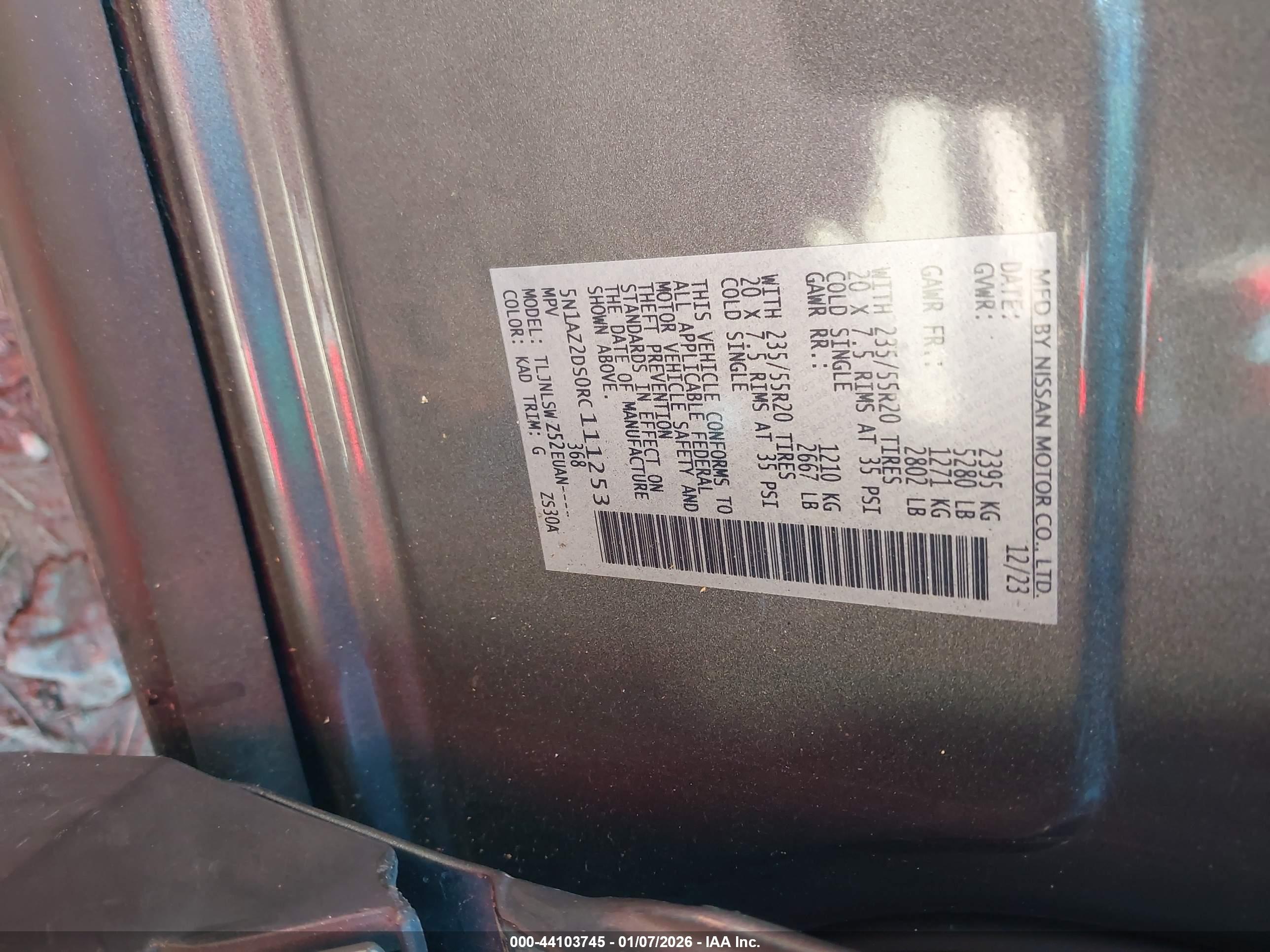 NISSAN MURANO image 9