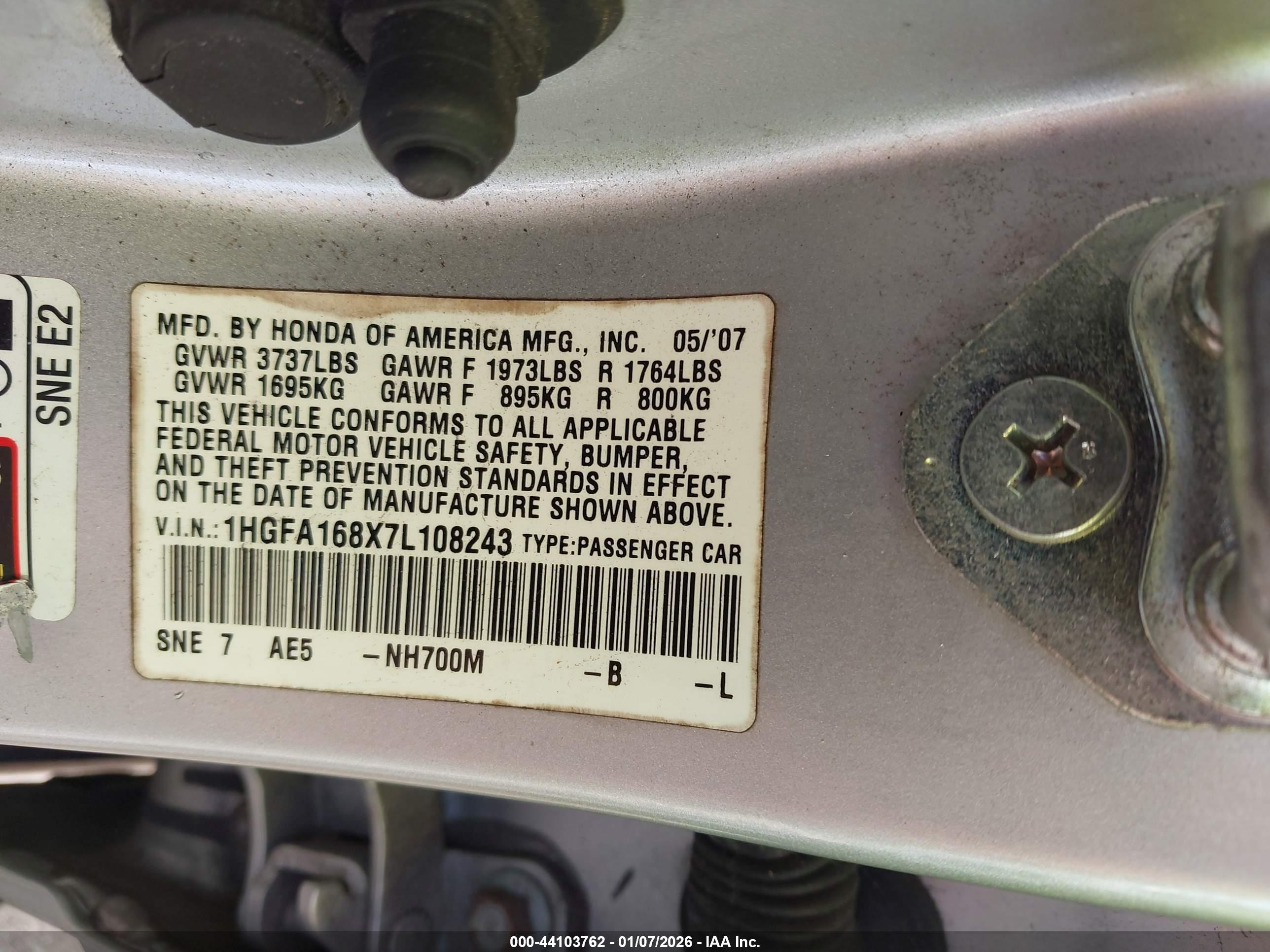 HONDA CIVIC image 9