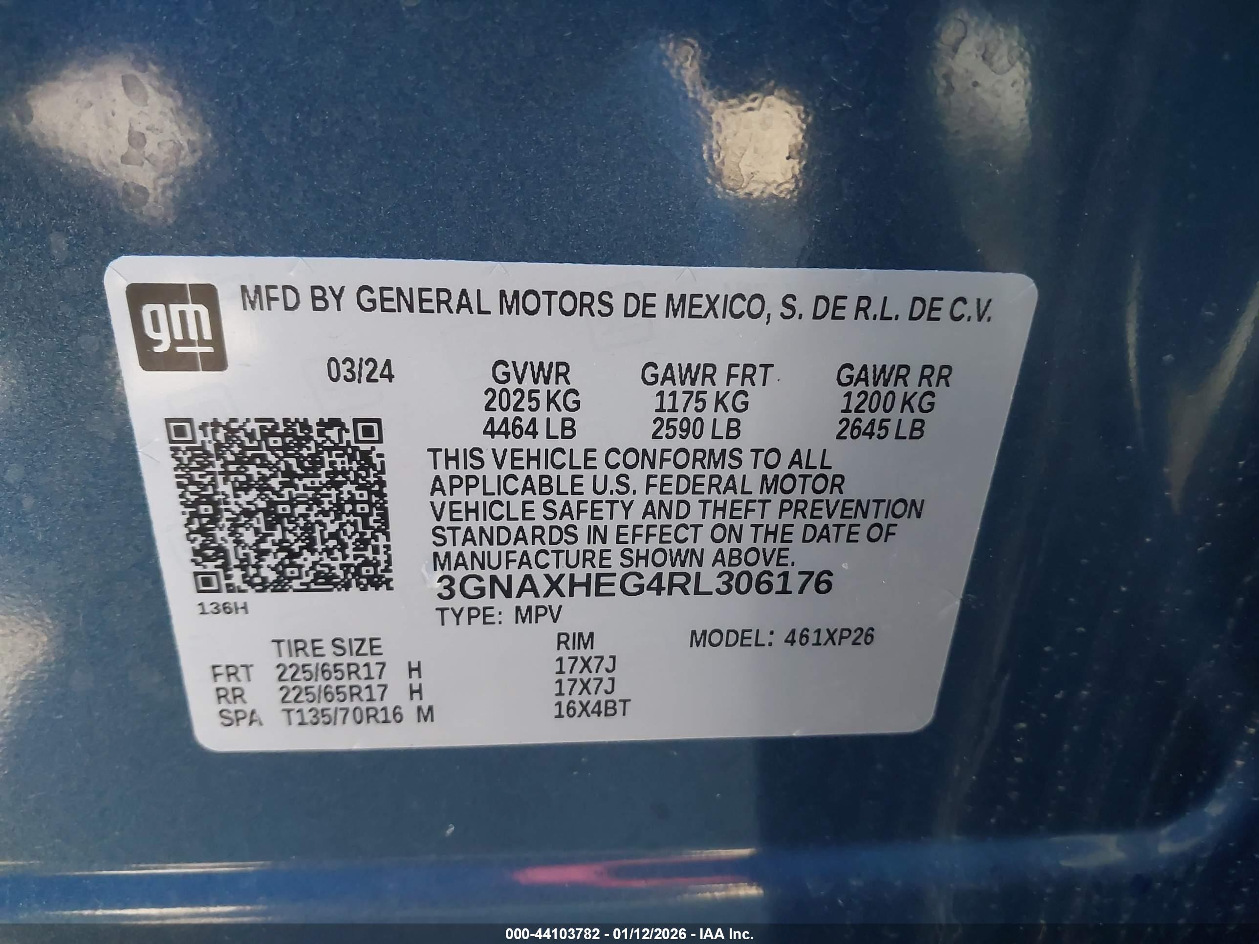 CHEVROLET EQUINOX image 9
