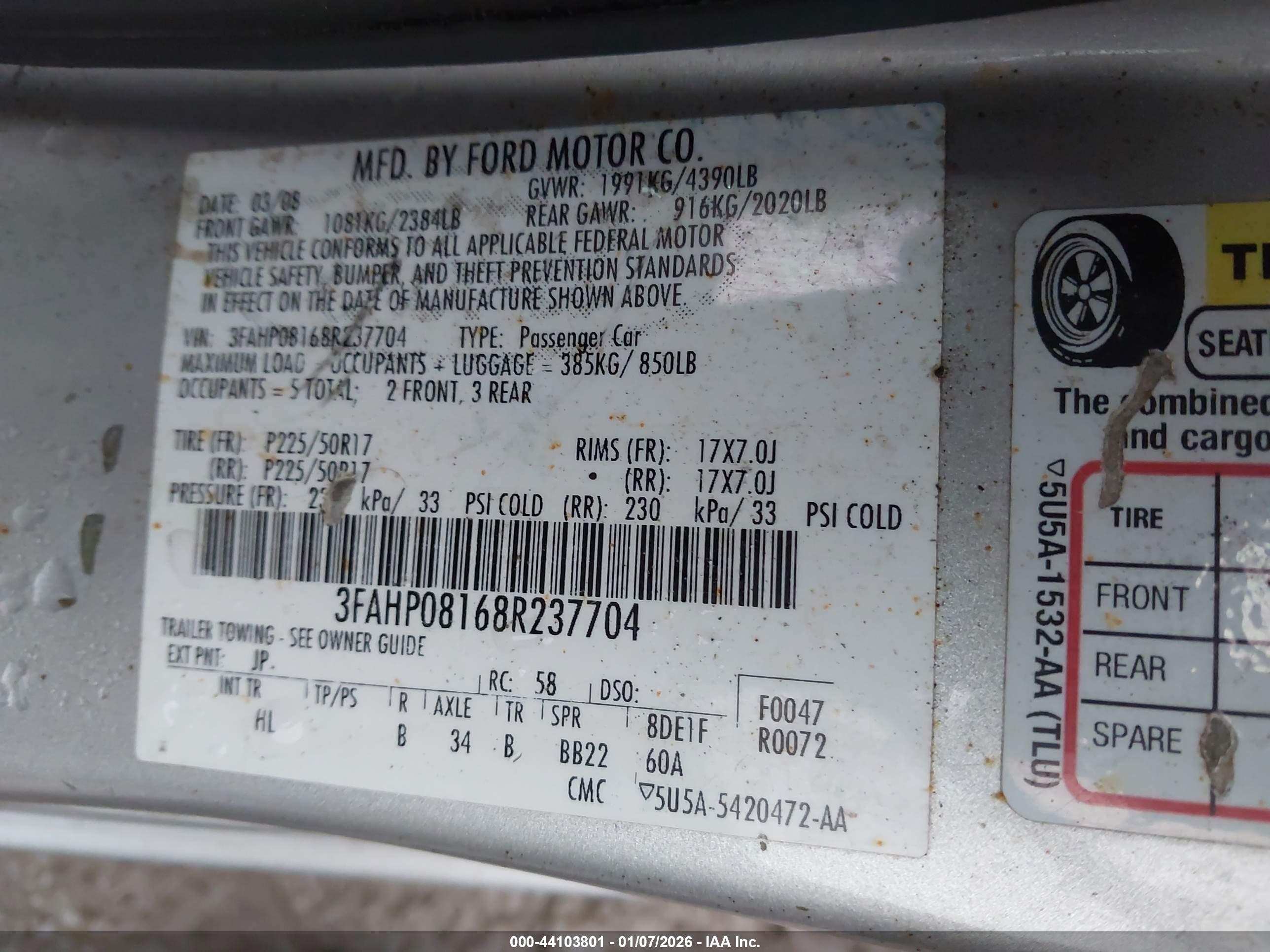 FORD FUSION image 9