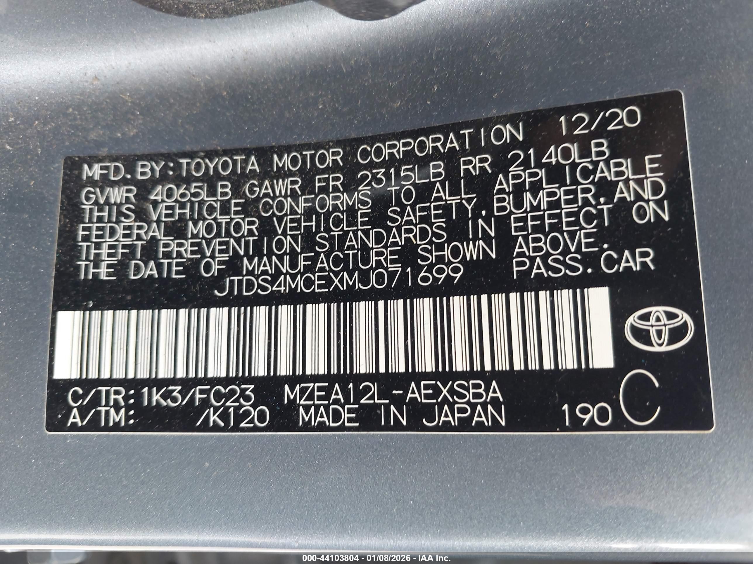 TOYOTA COROLLA image 9