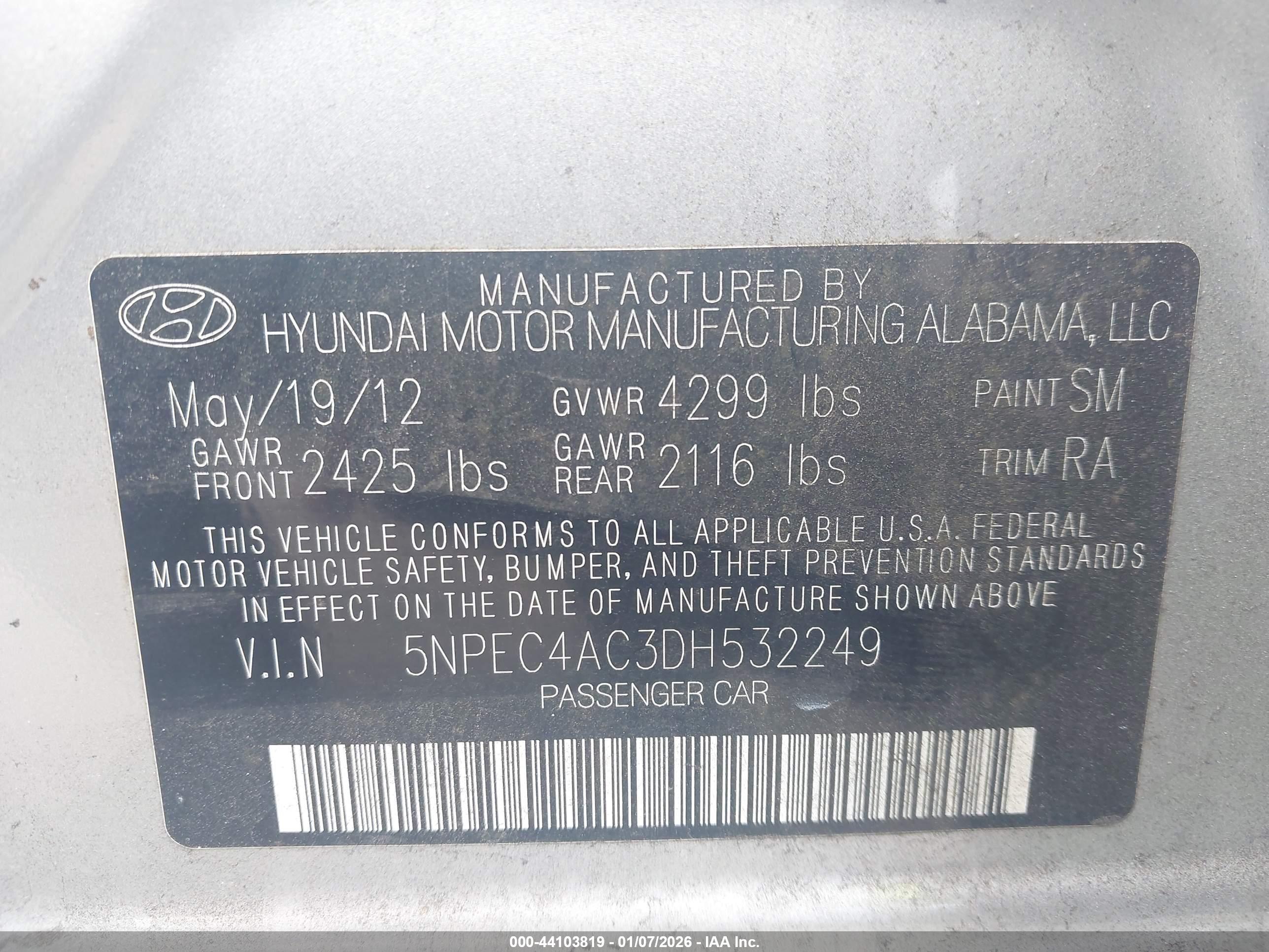 HYUNDAI SONATA image 9