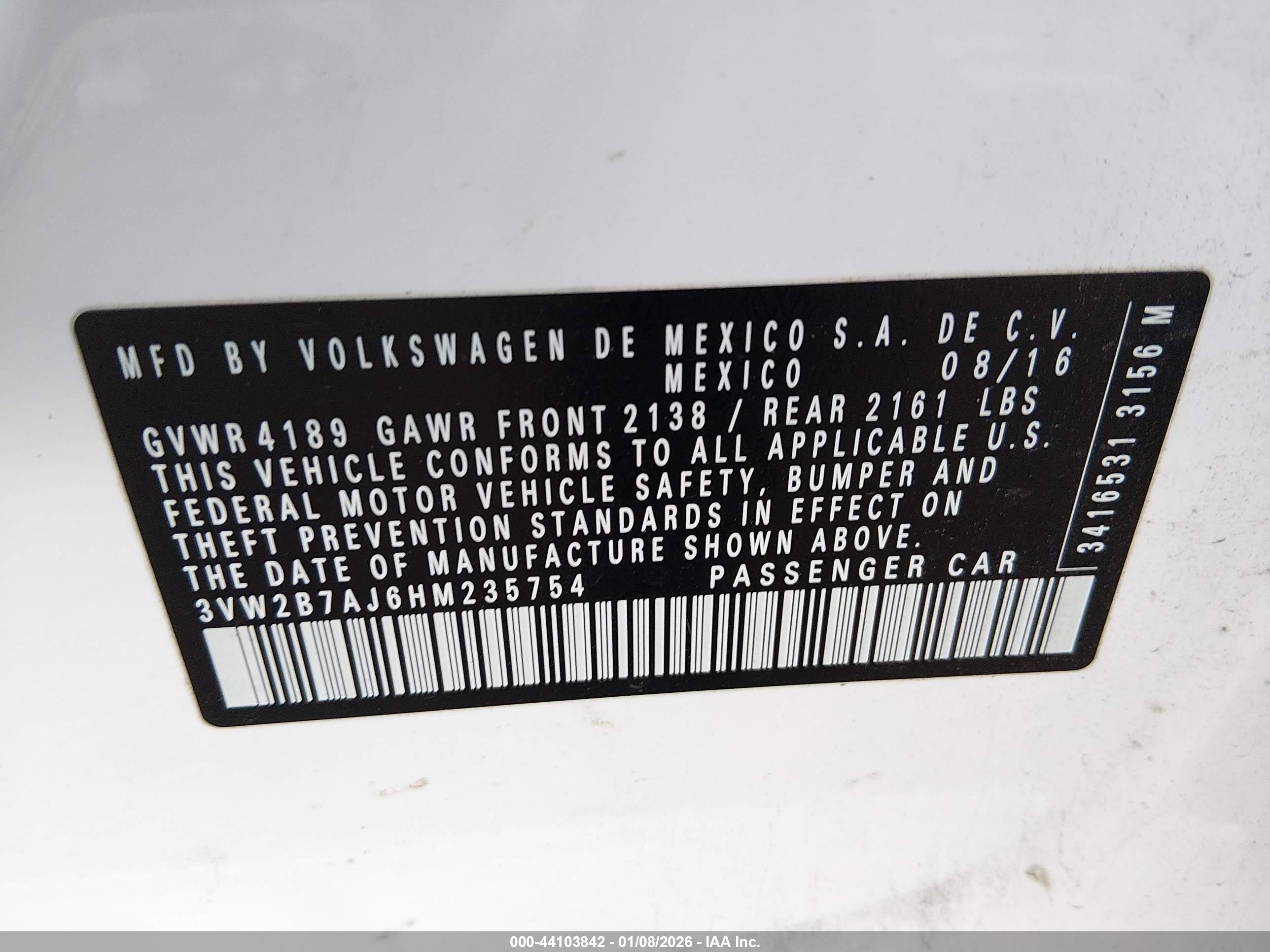 VOLKSWAGEN JETTA image 9