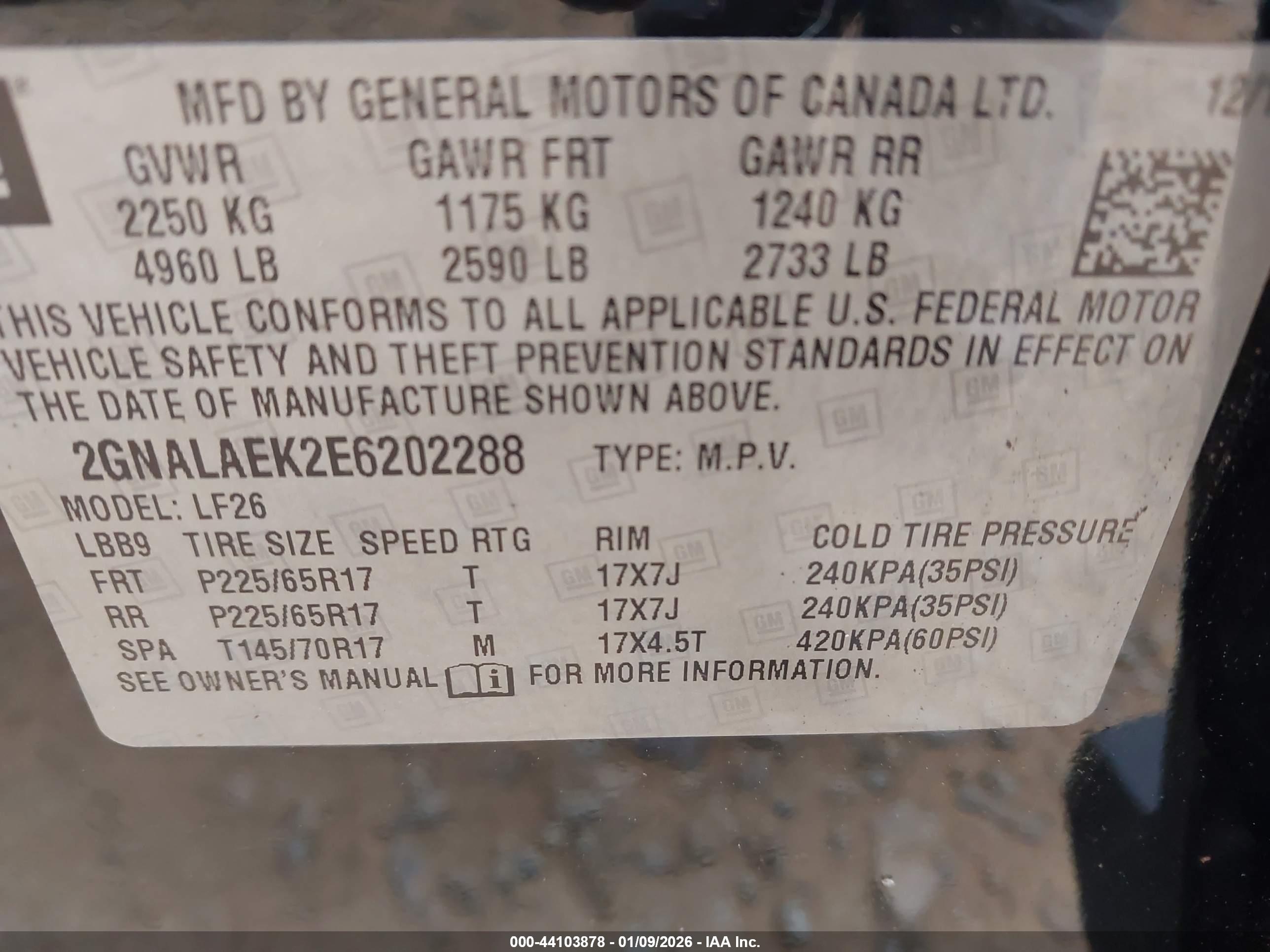 CHEVROLET EQUINOX image 9