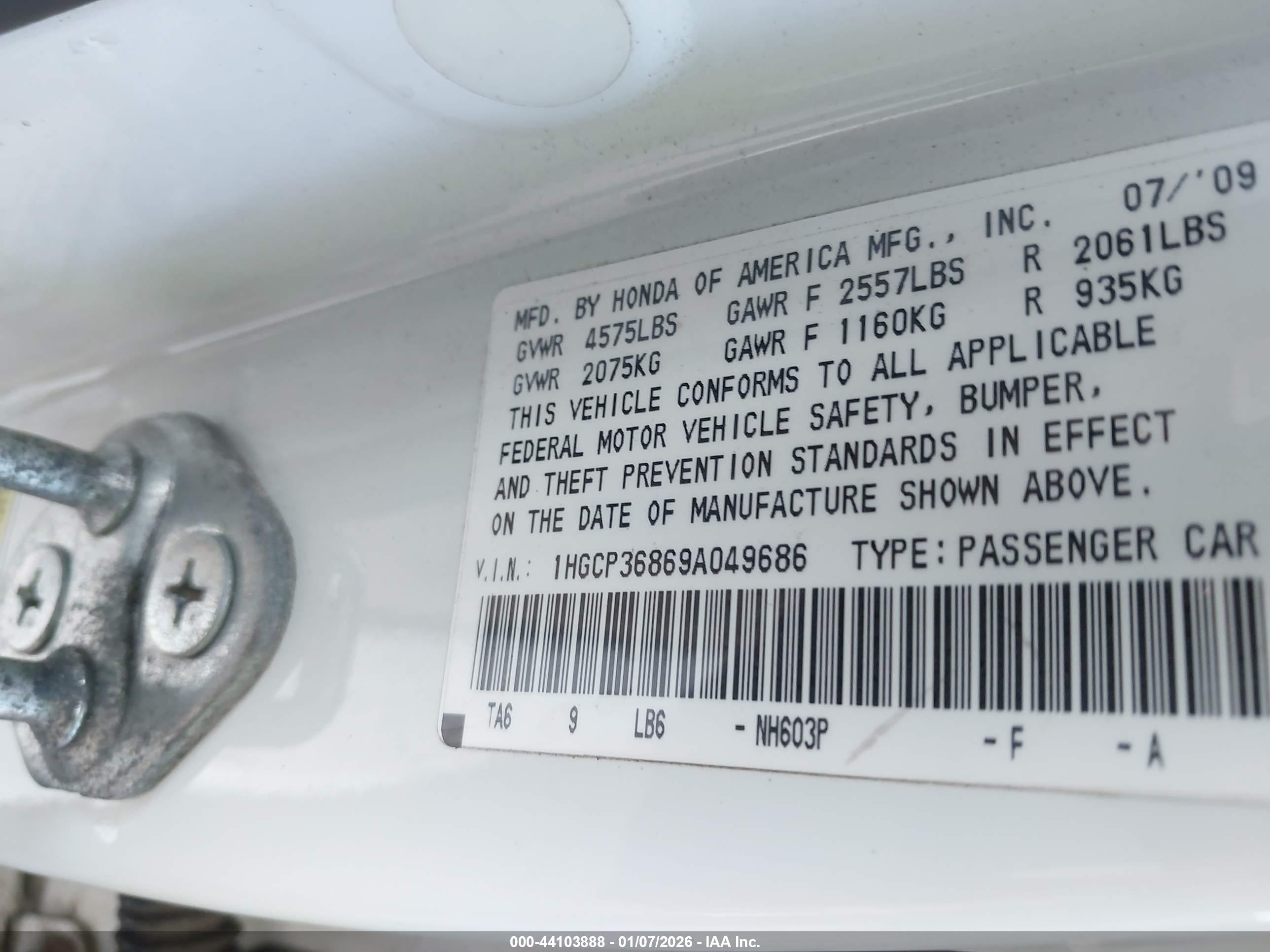 HONDA ACCORD image 9