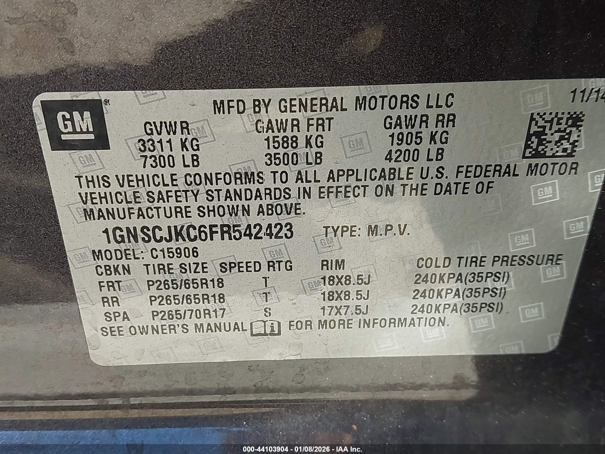 CHEVROLET SUBURBAN image 9