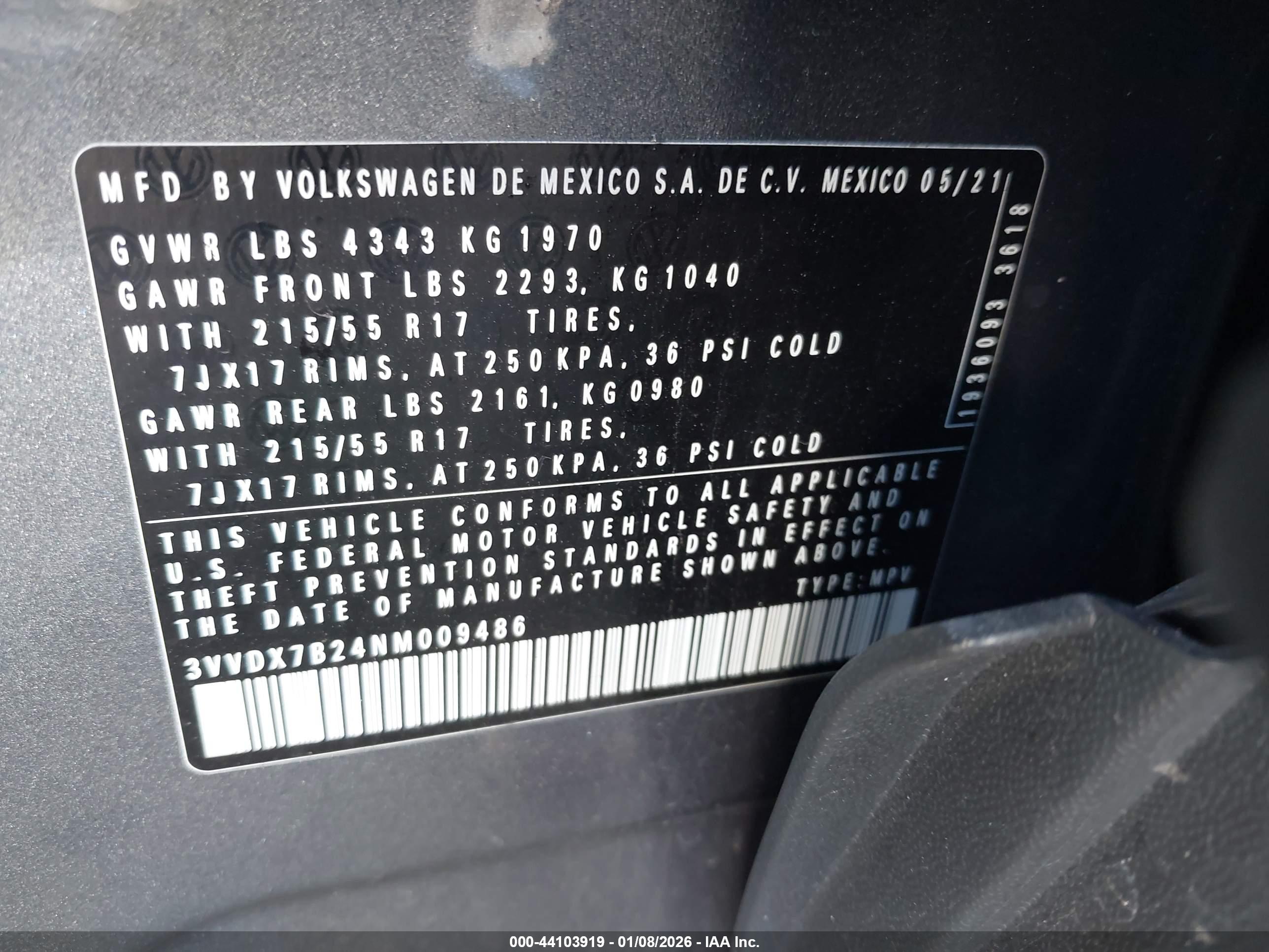 VOLKSWAGEN TAOS image 9