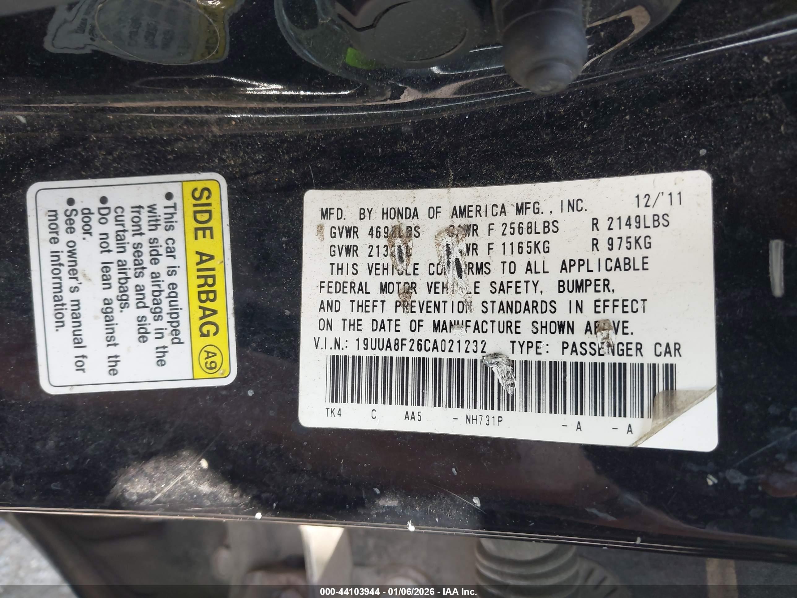 ACURA TL image 9