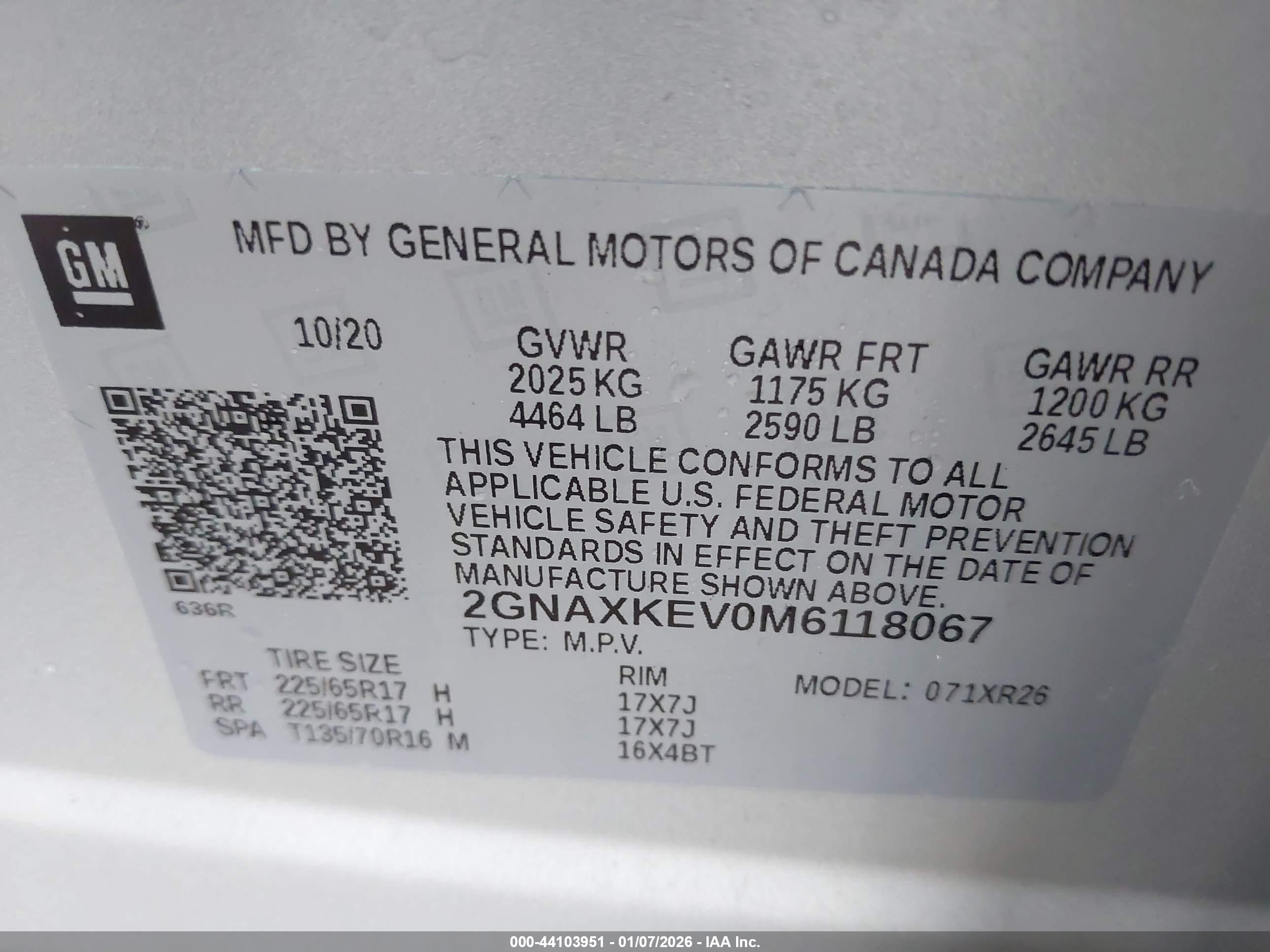 CHEVROLET EQUINOX image 9