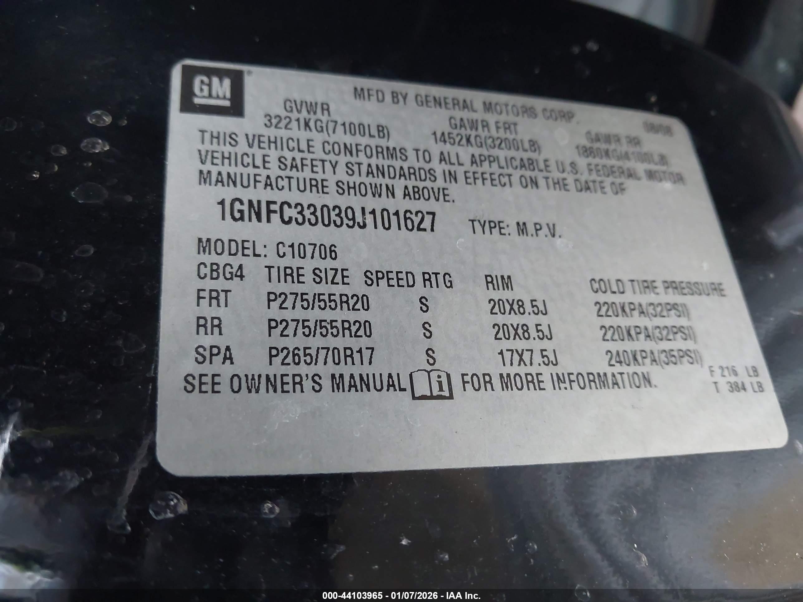 CHEVROLET TAHOE image 9