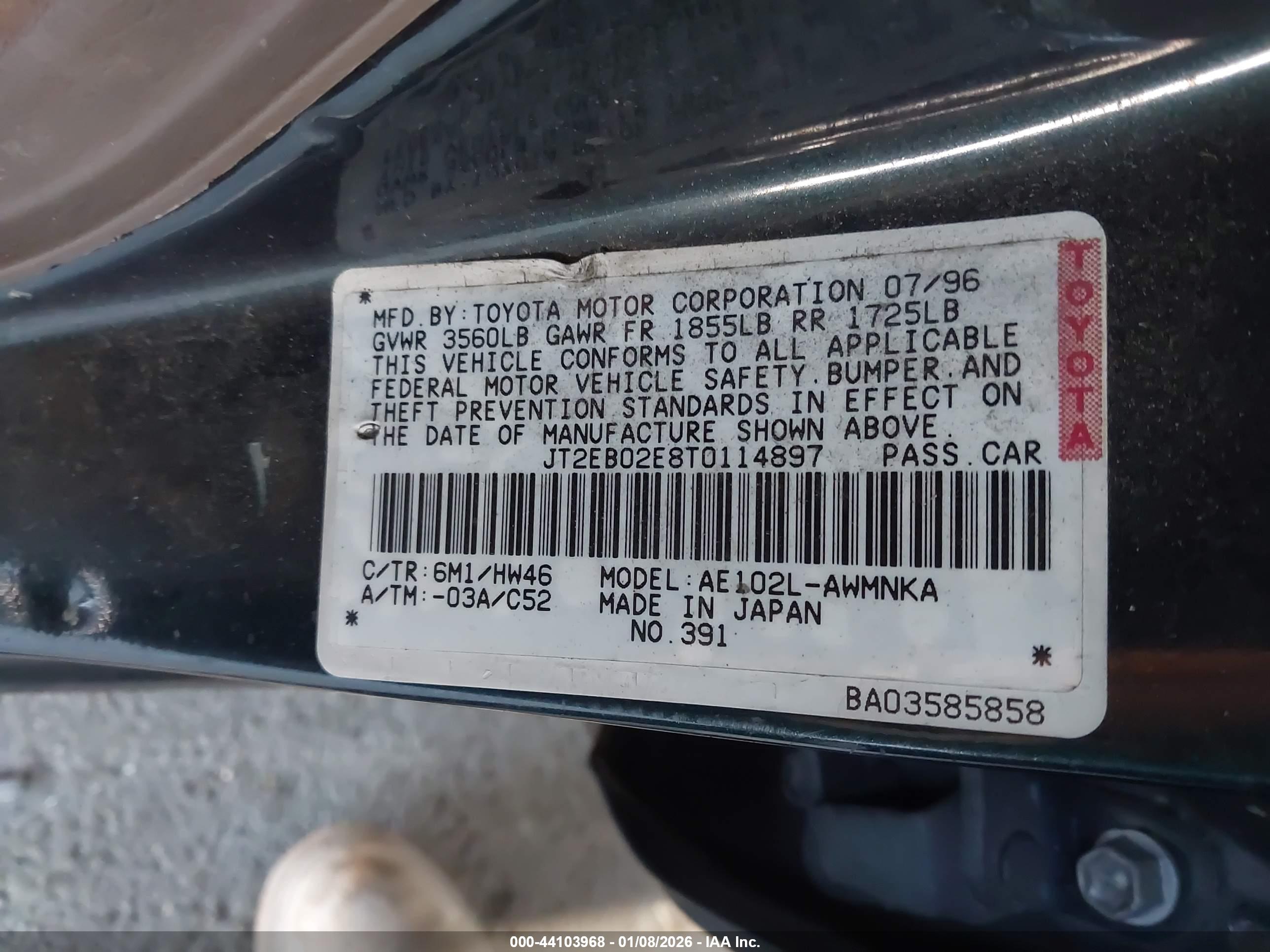 TOYOTA COROLLA image 9