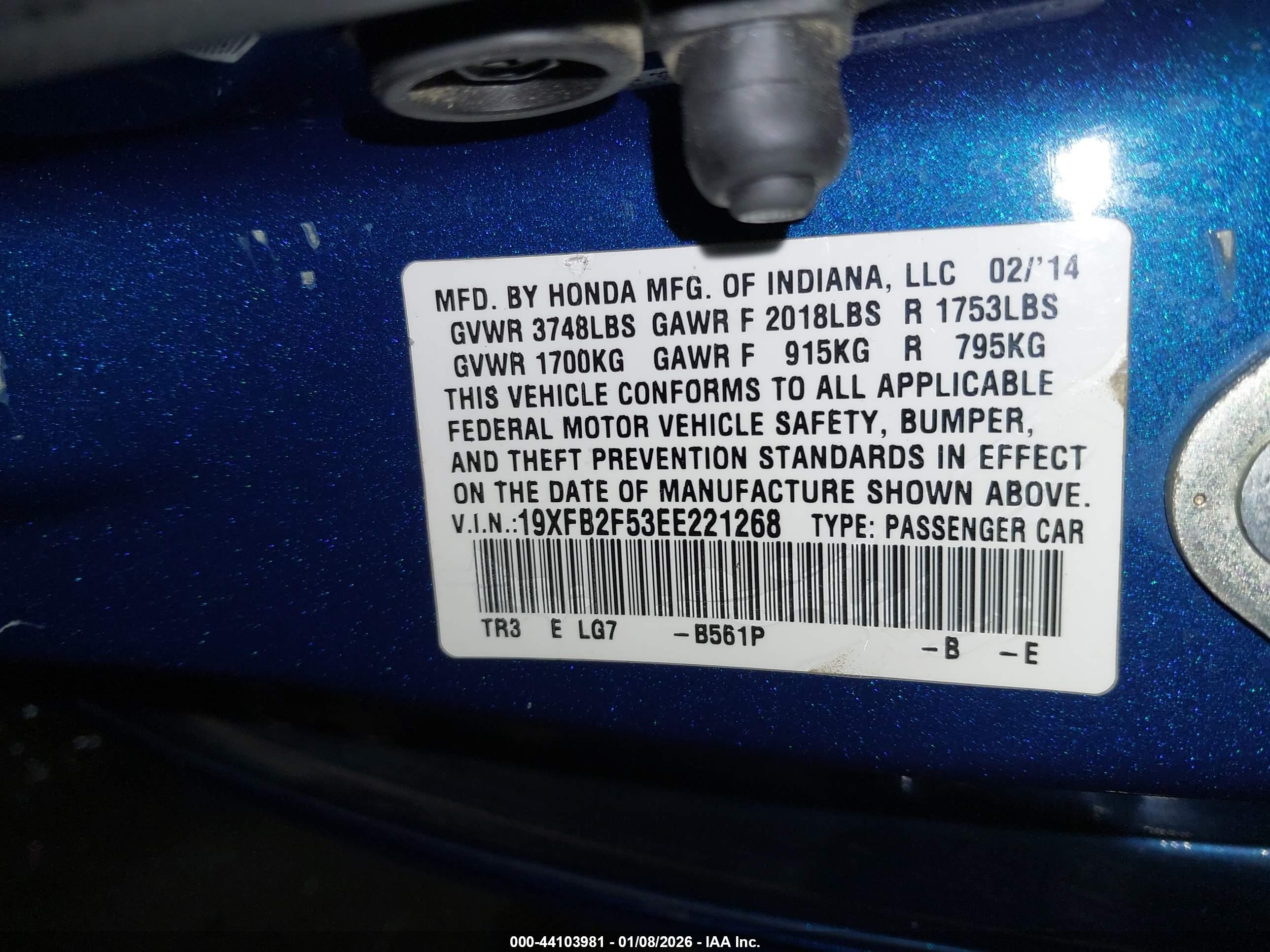 HONDA CIVIC image 9