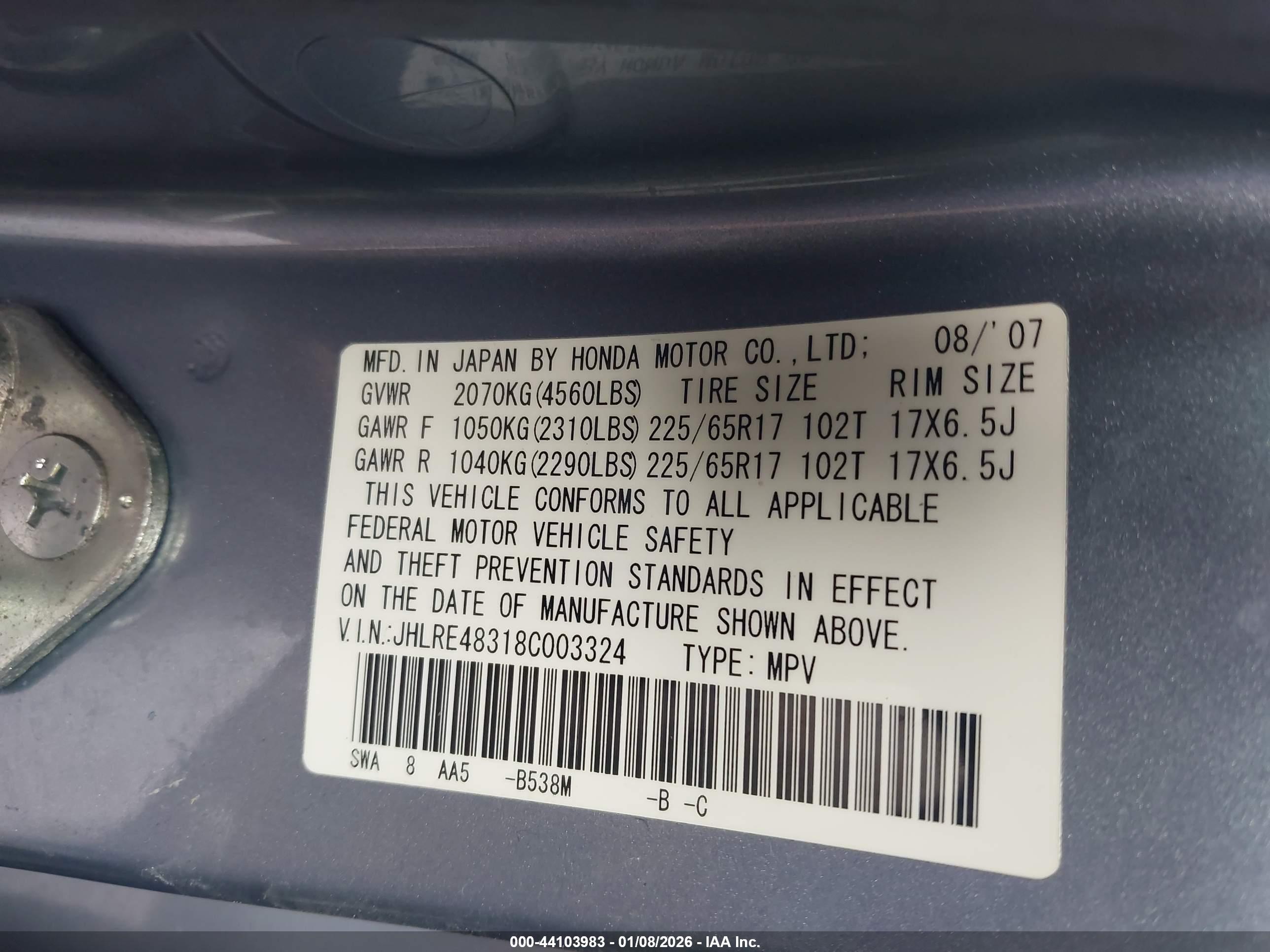 HONDA CR-V image 9