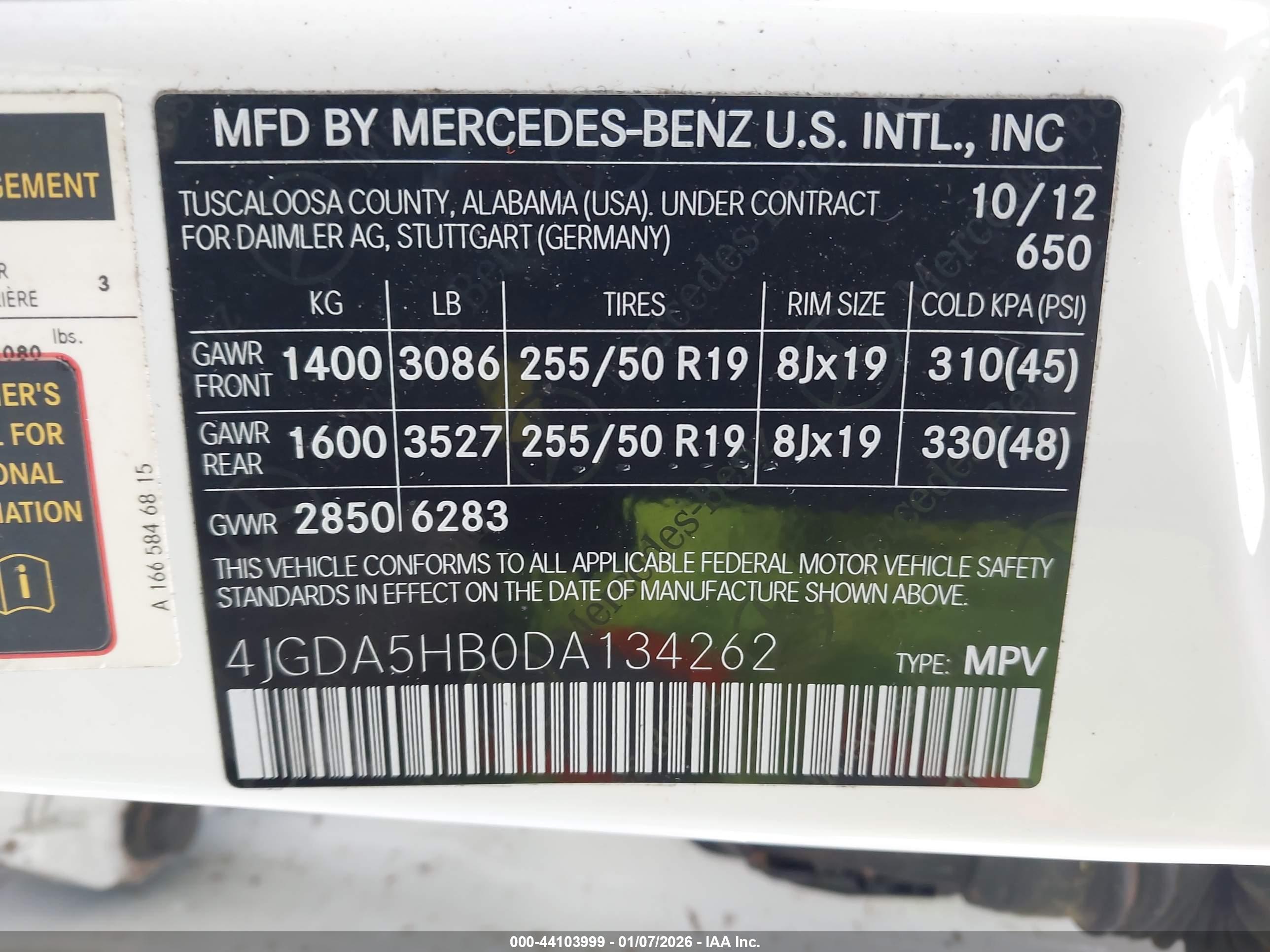 MERCEDES-BENZ ML image 9