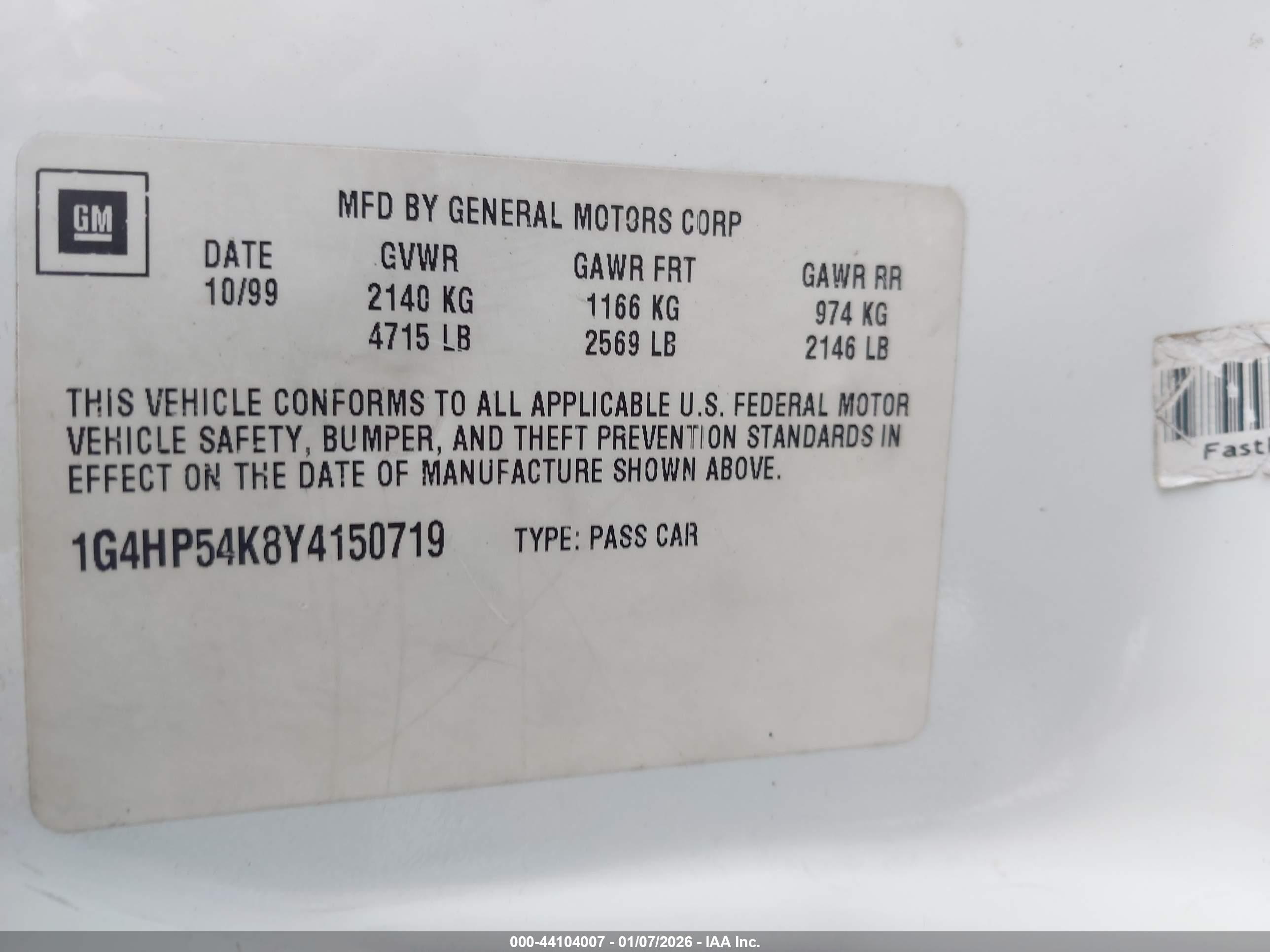 BUICK LESABRE image 9