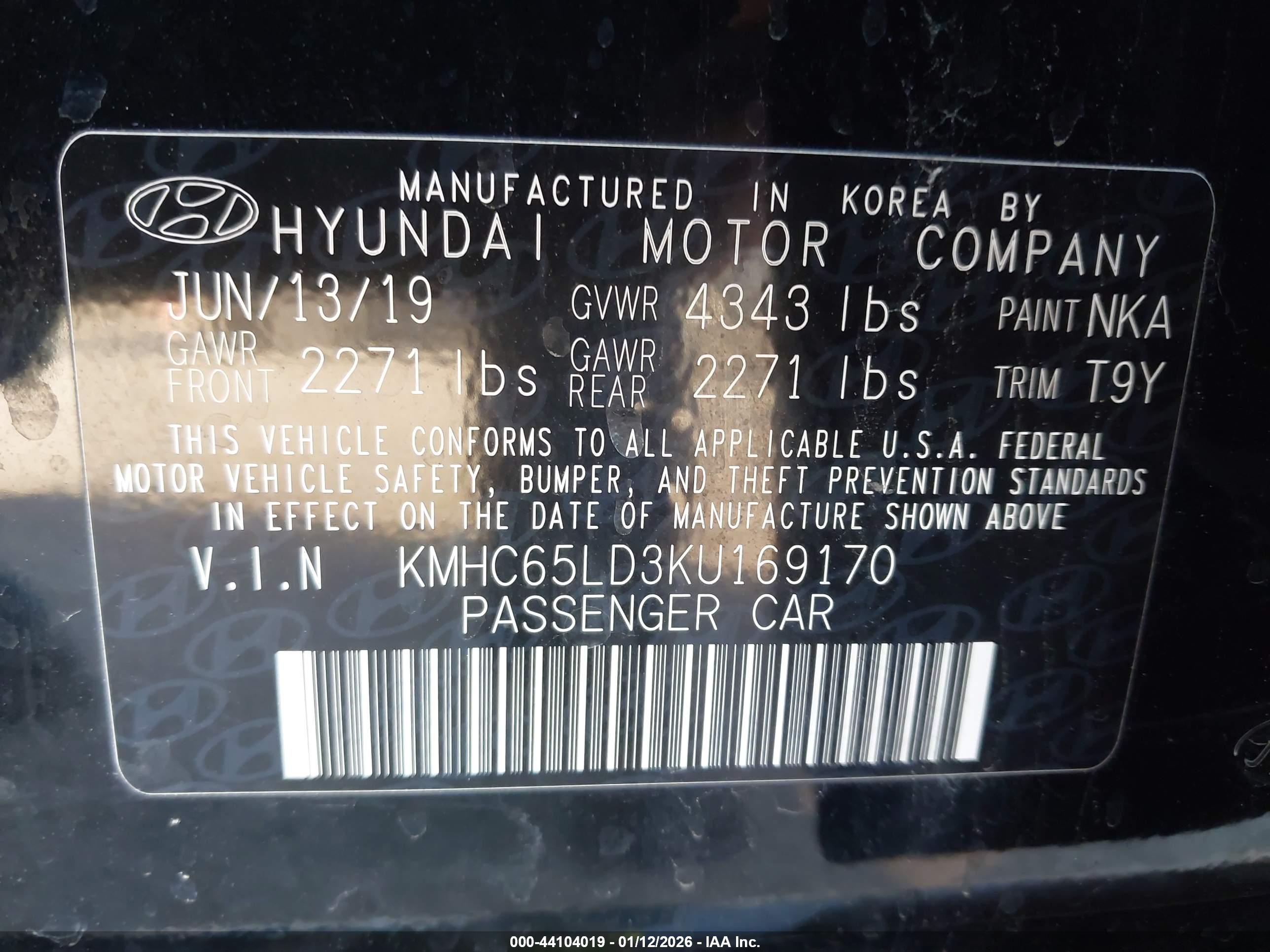 HYUNDAI IONIQ image 9