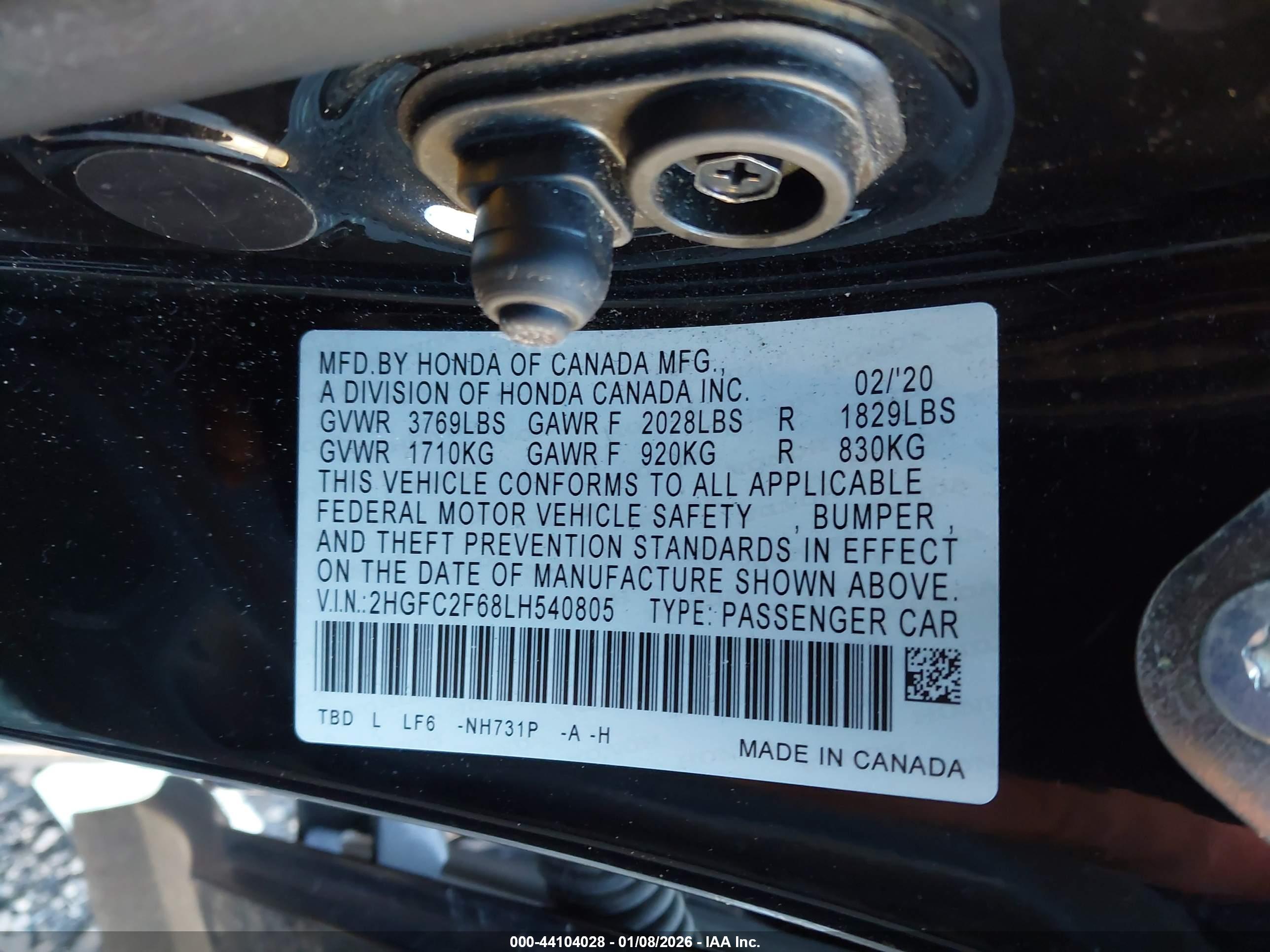 HONDA CIVIC image 9