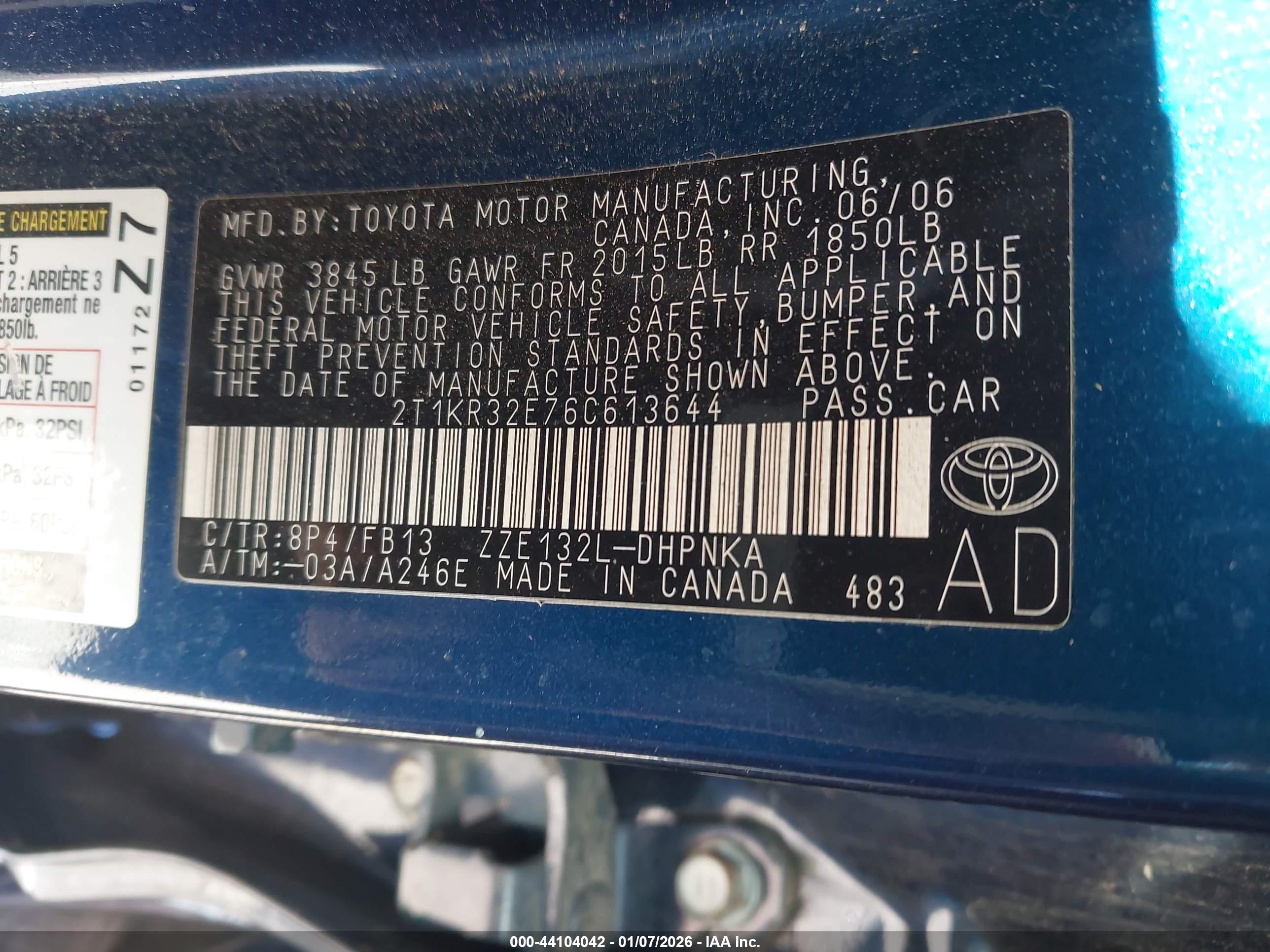 TOYOTA MATRIX image 9