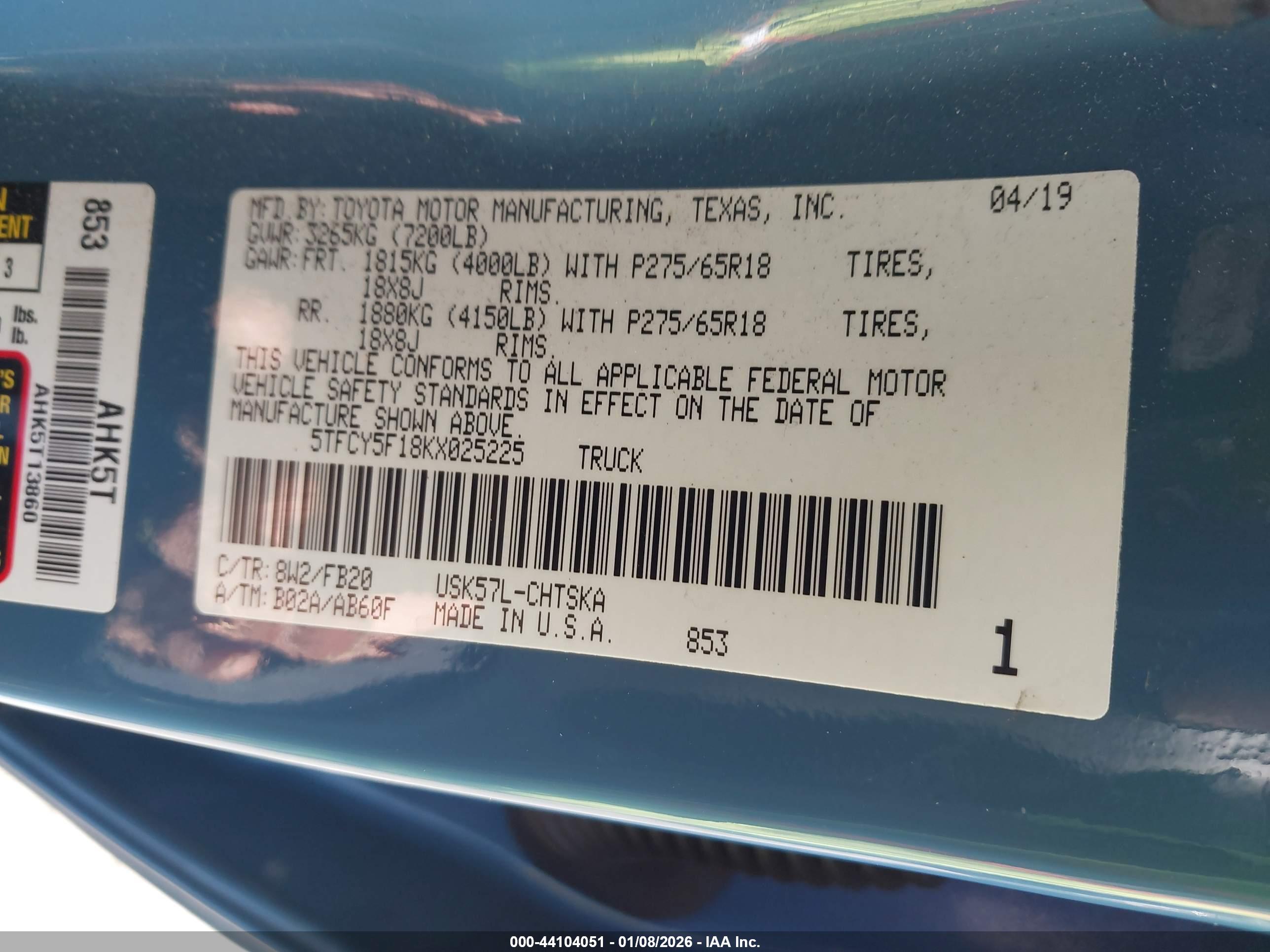 TOYOTA TUNDRA image 9