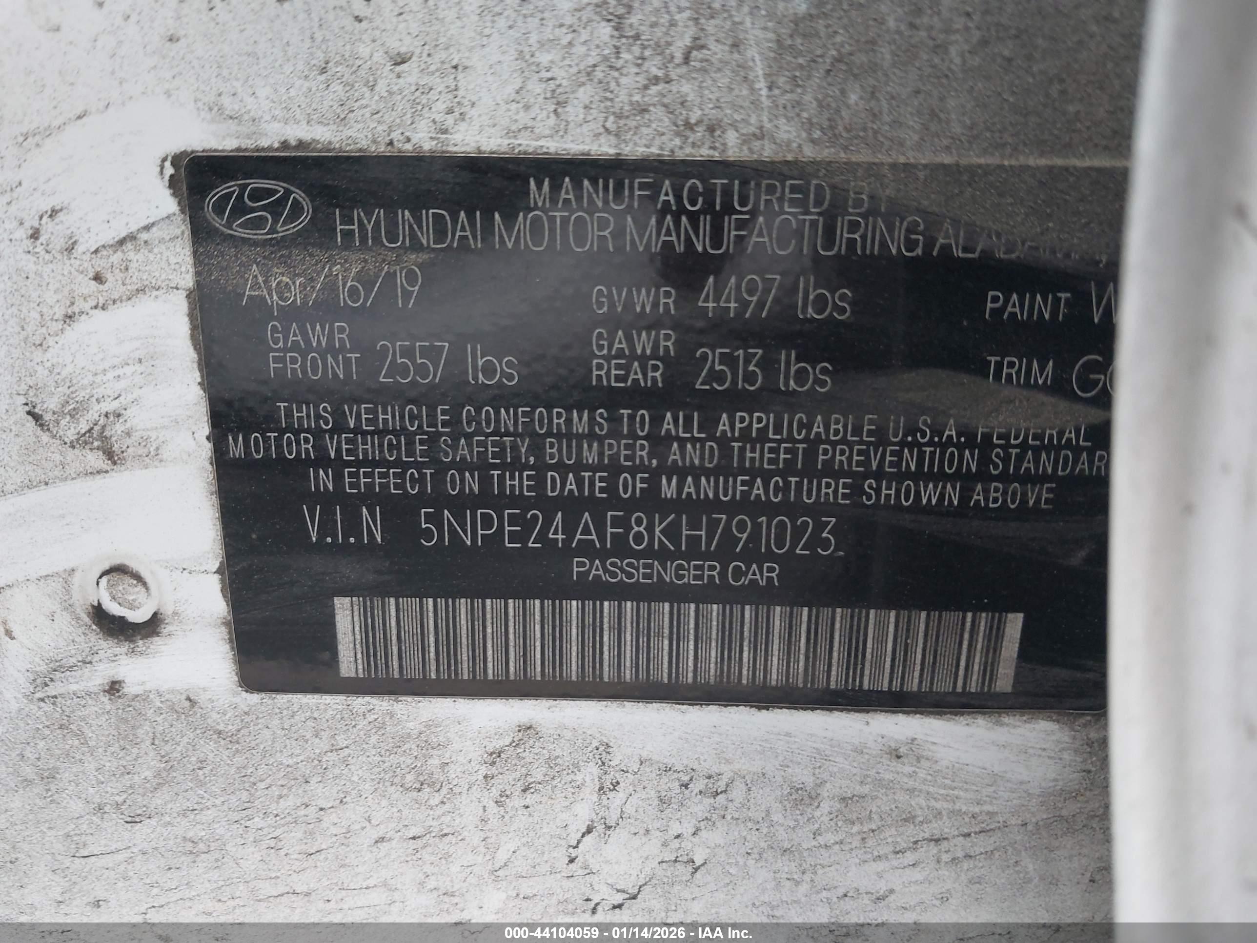 HYUNDAI SONATA image 9