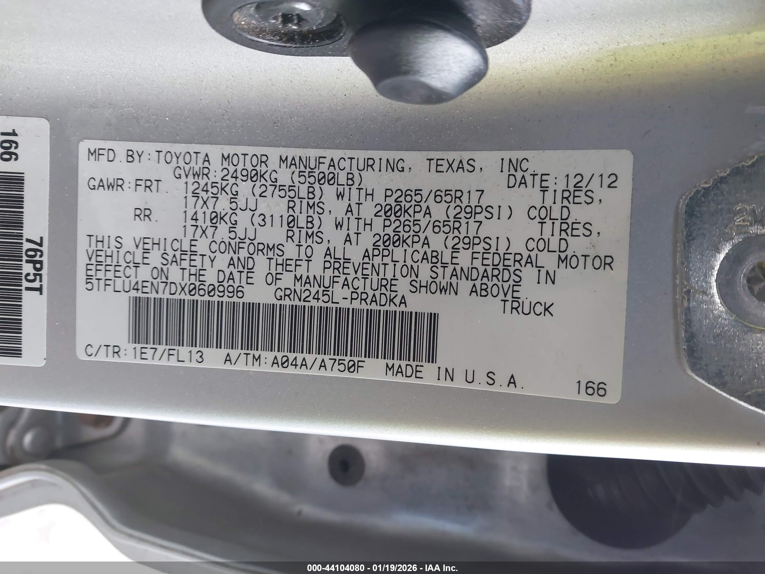 TOYOTA TACOMA image 9