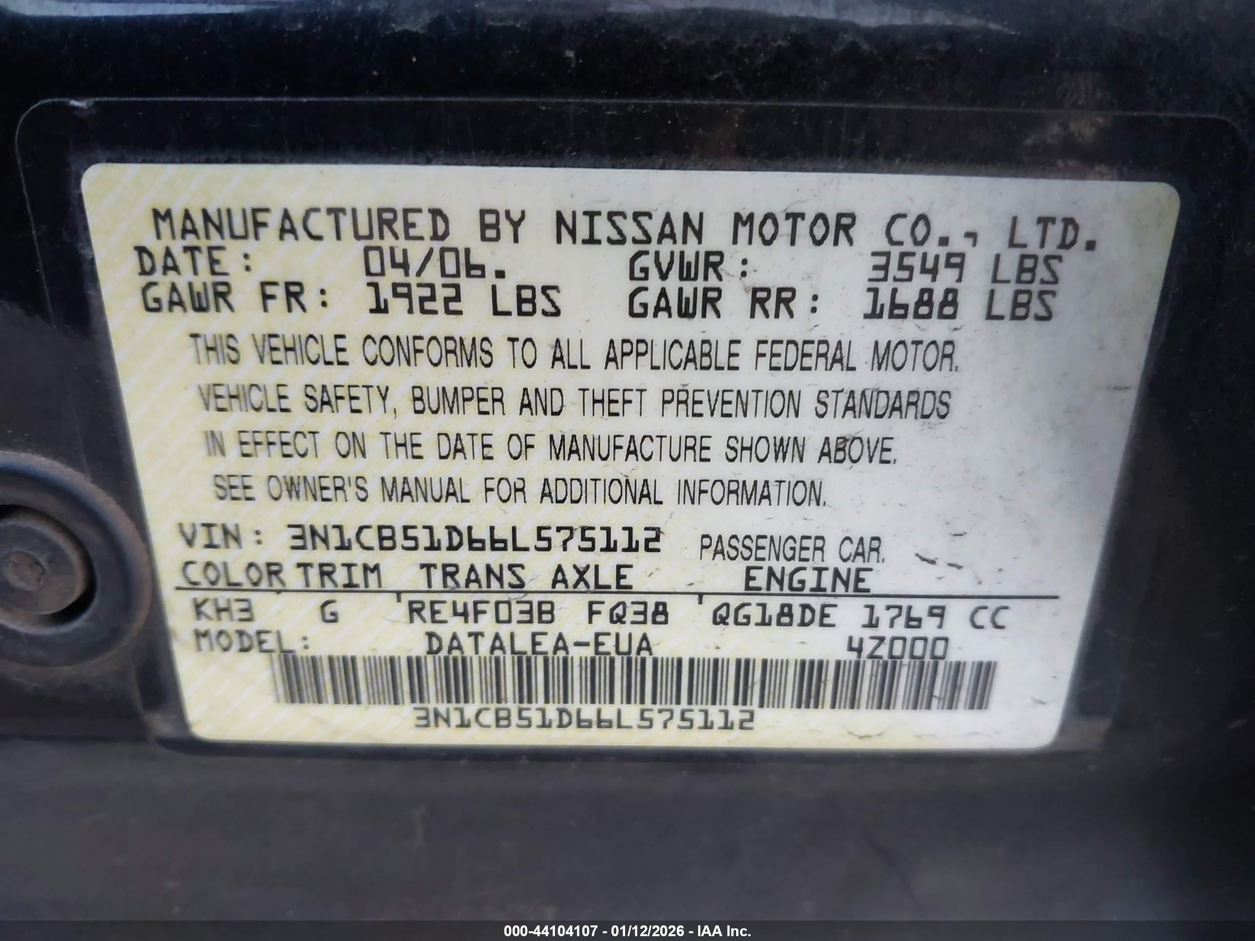 NISSAN SENTRA image 9