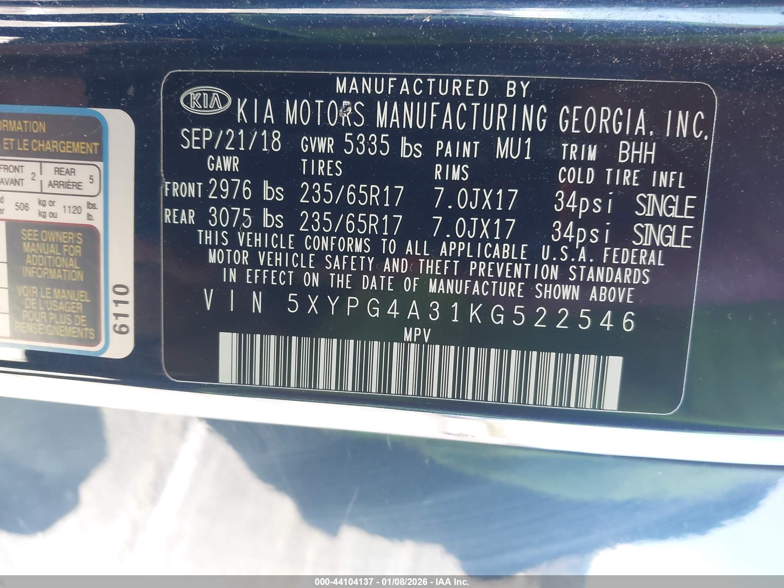 KIA SORENTO image 9