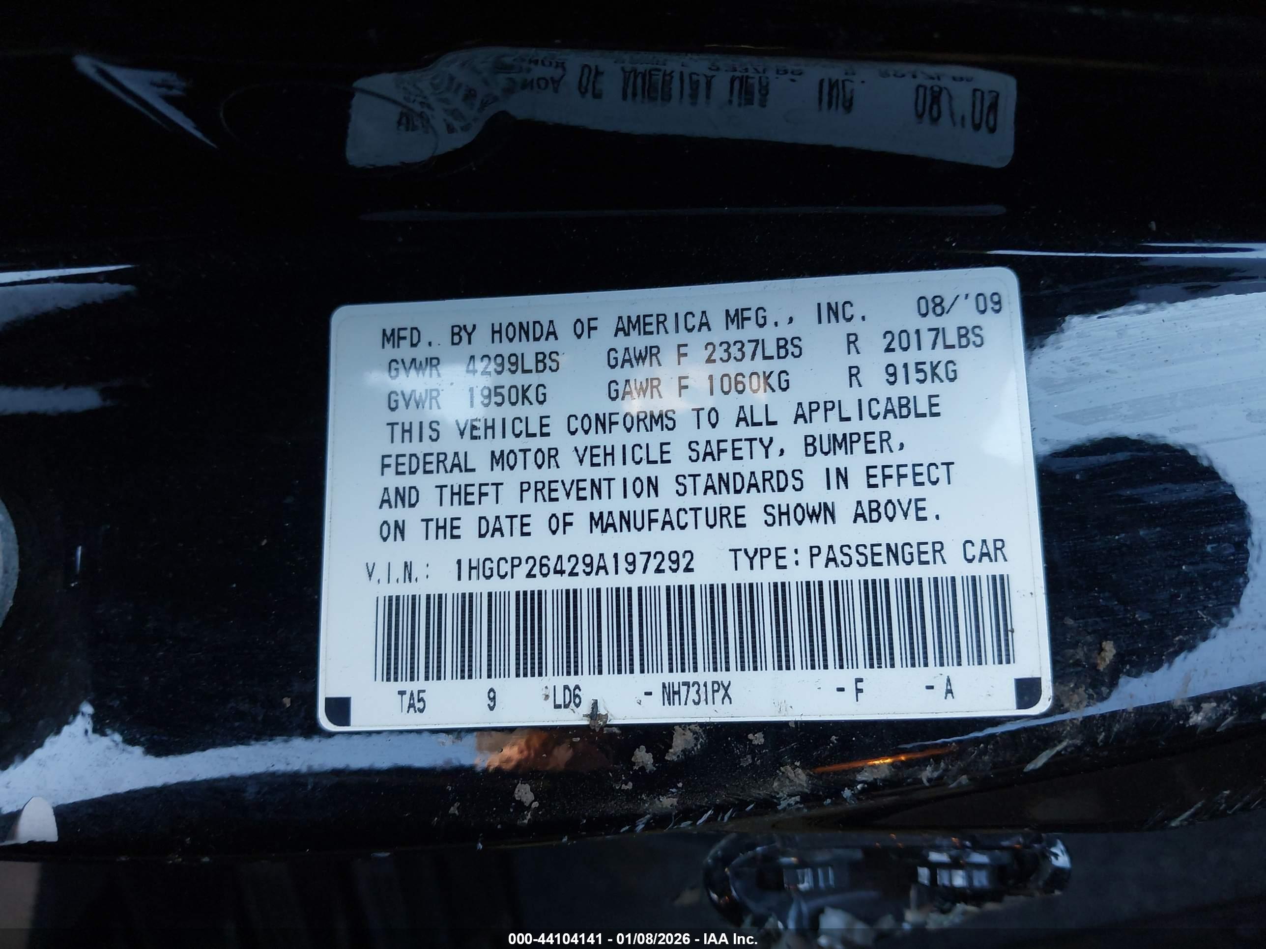 HONDA ACCORD image 9