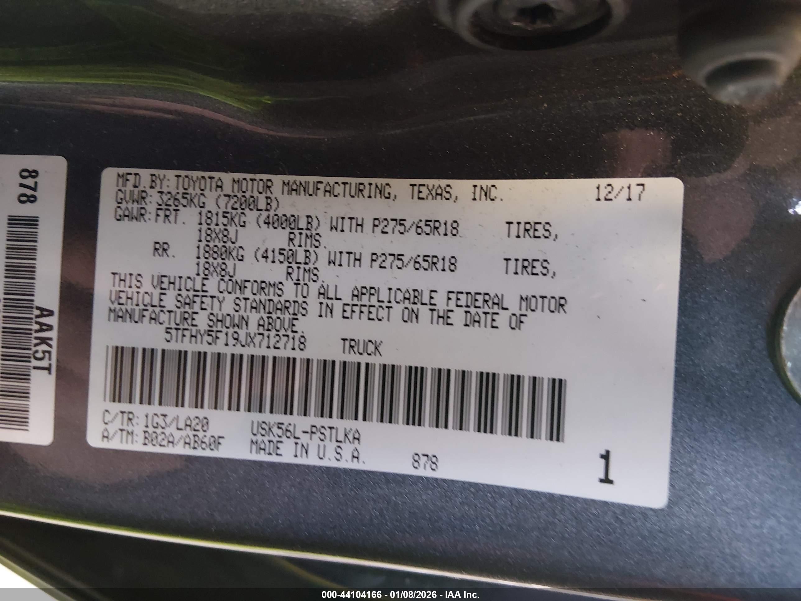 TOYOTA TUNDRA image 9